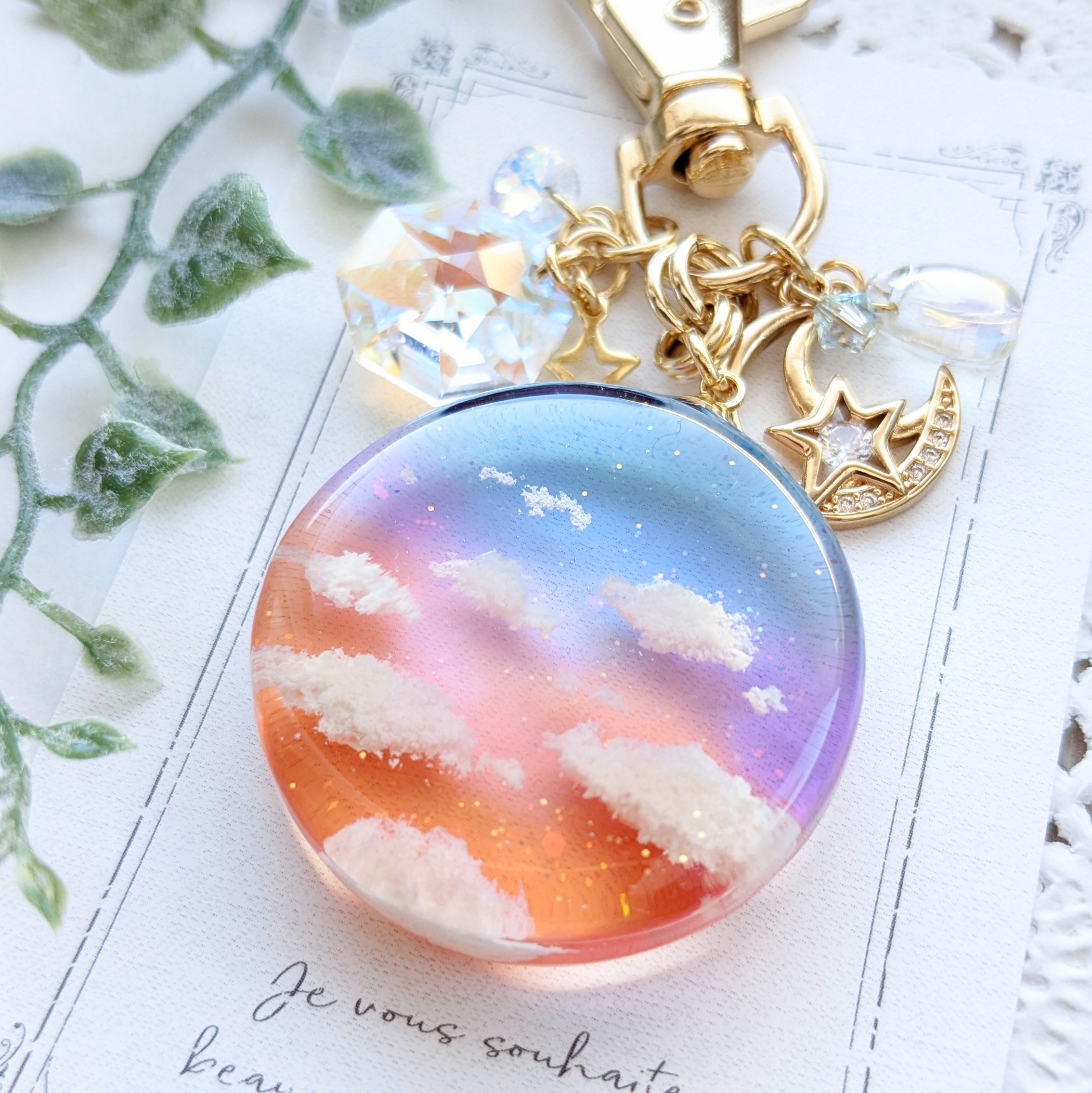 夕焼け空のキーホルダーの画像2