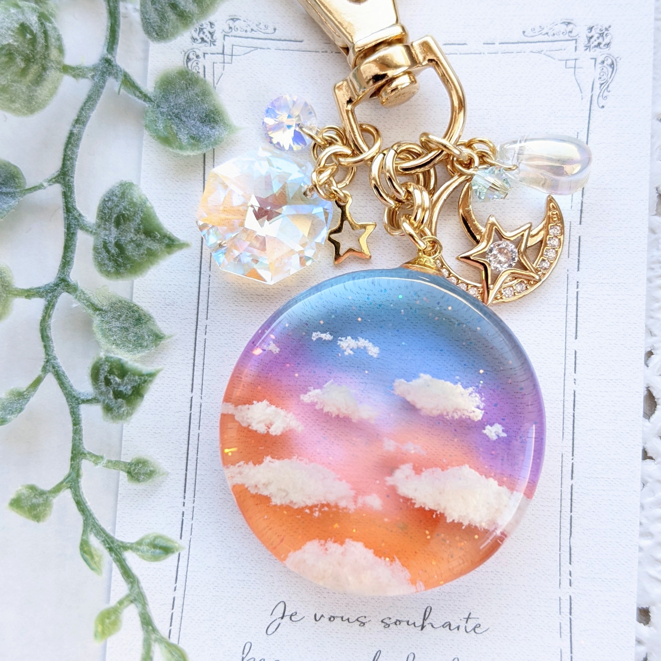 夕焼け空のキーホルダーの画像3