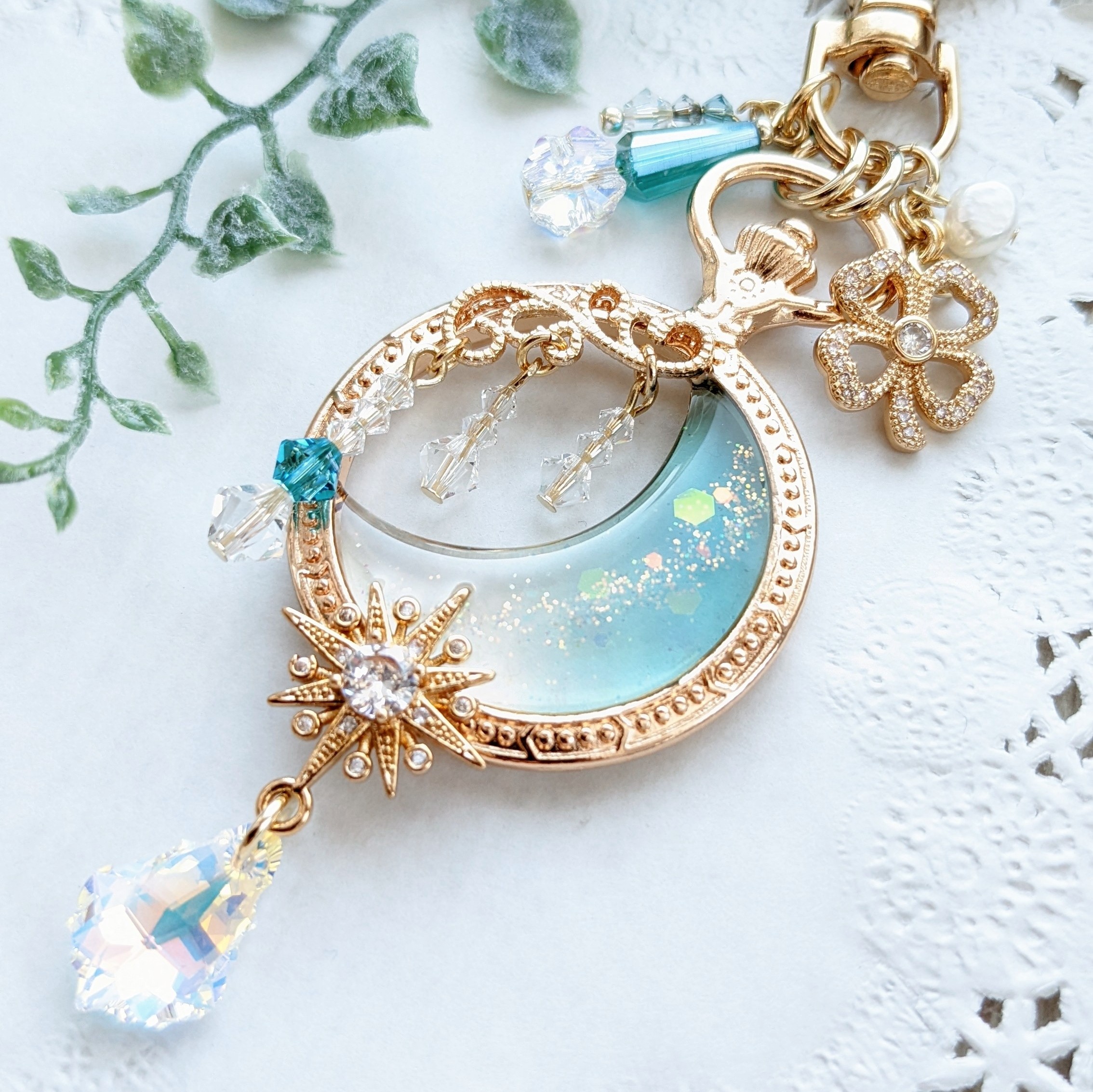 Crystal Emerald Chandelierの画像2