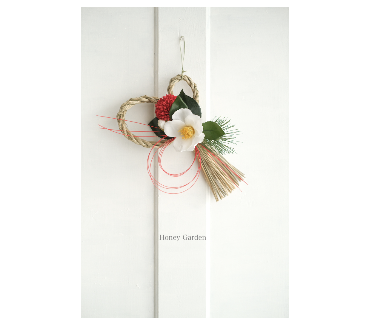 双葉のお正月飾り　白椿　キットの画像3