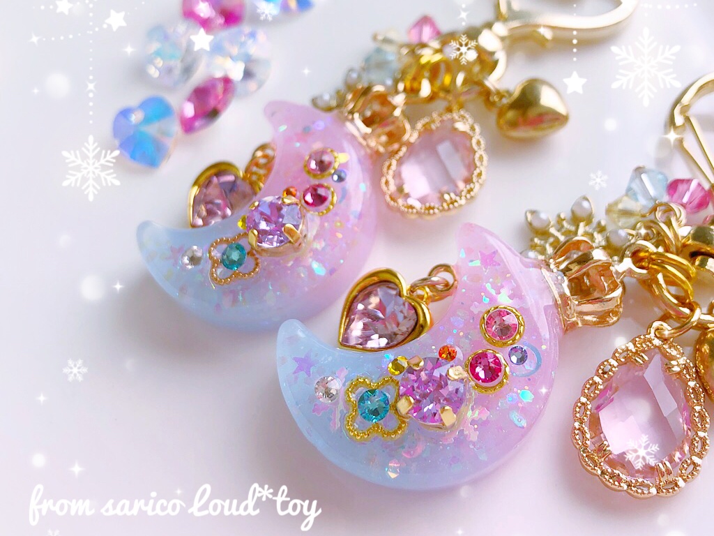 pastel snow moonチャームの画像3
