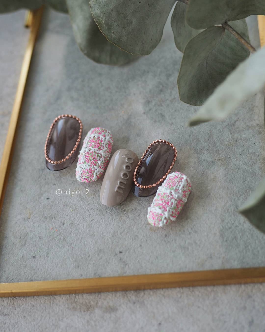 ball  chain ☾︎pink gold☽︎の画像3