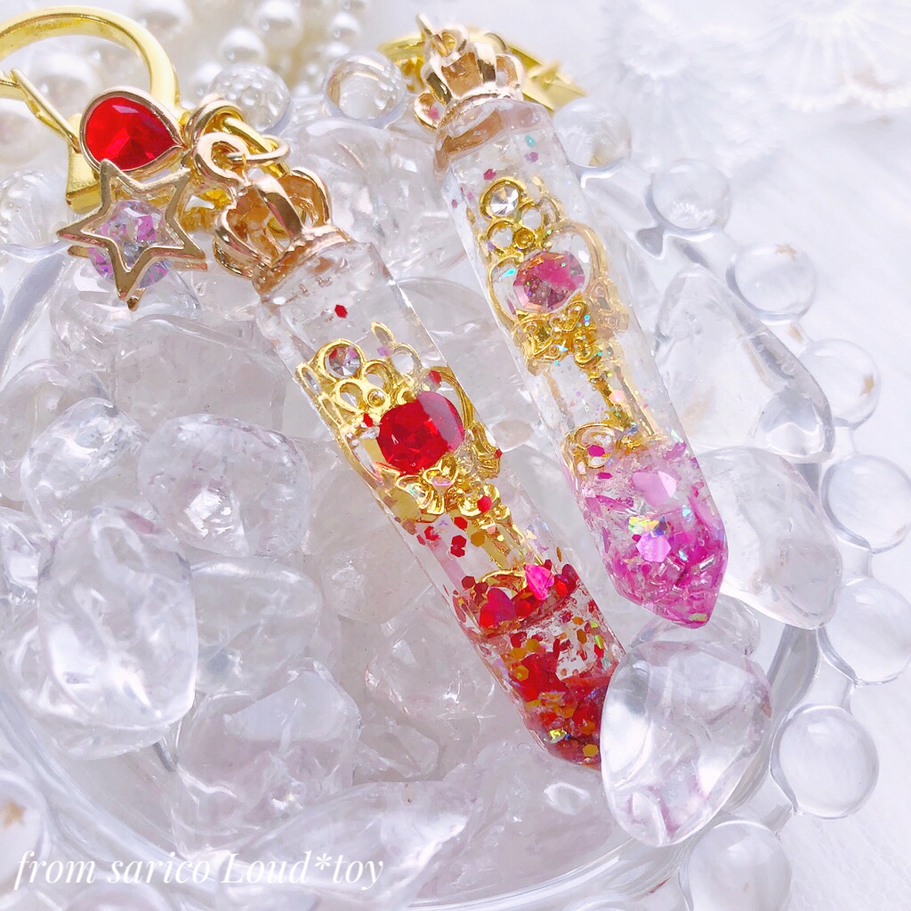 ハートの鍵🔑クリスタル/ピンクの画像4