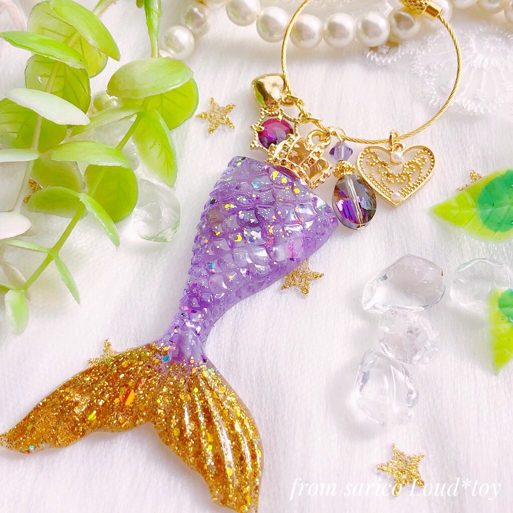天然石マーメイドチャーム🐚の画像2