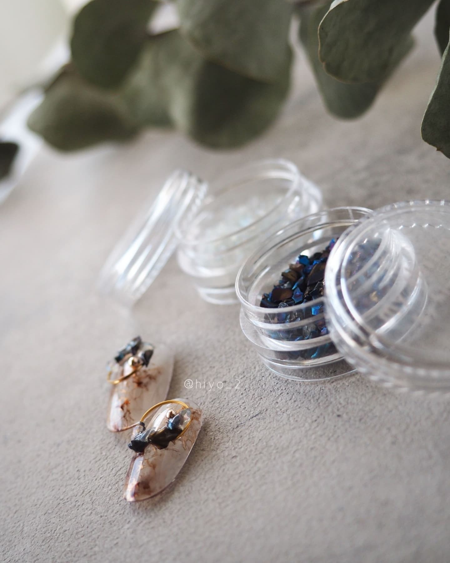 aurora glass beads☾︎clear☽︎の画像2