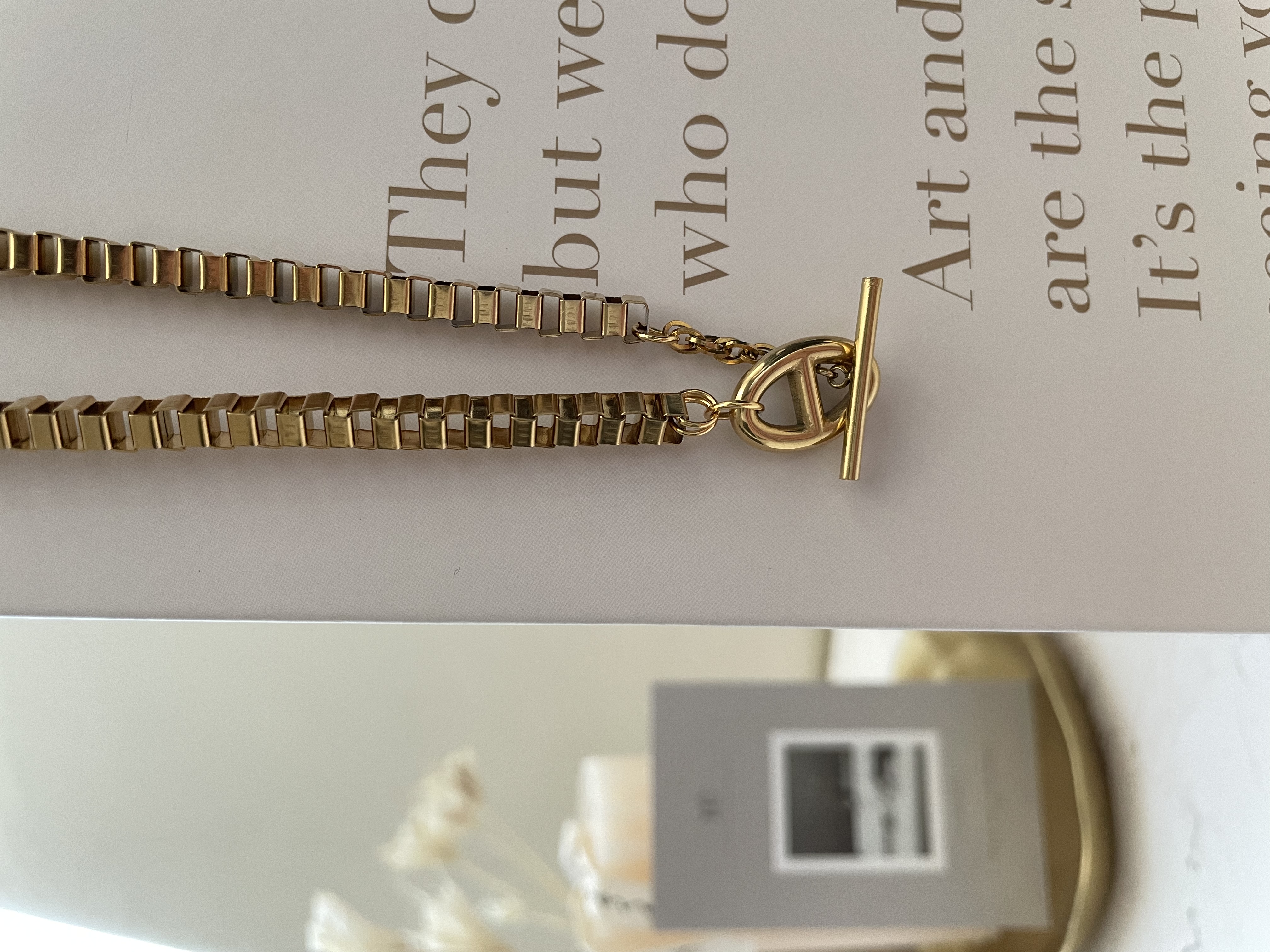 サージカルステンレスネックレス∞の画像2