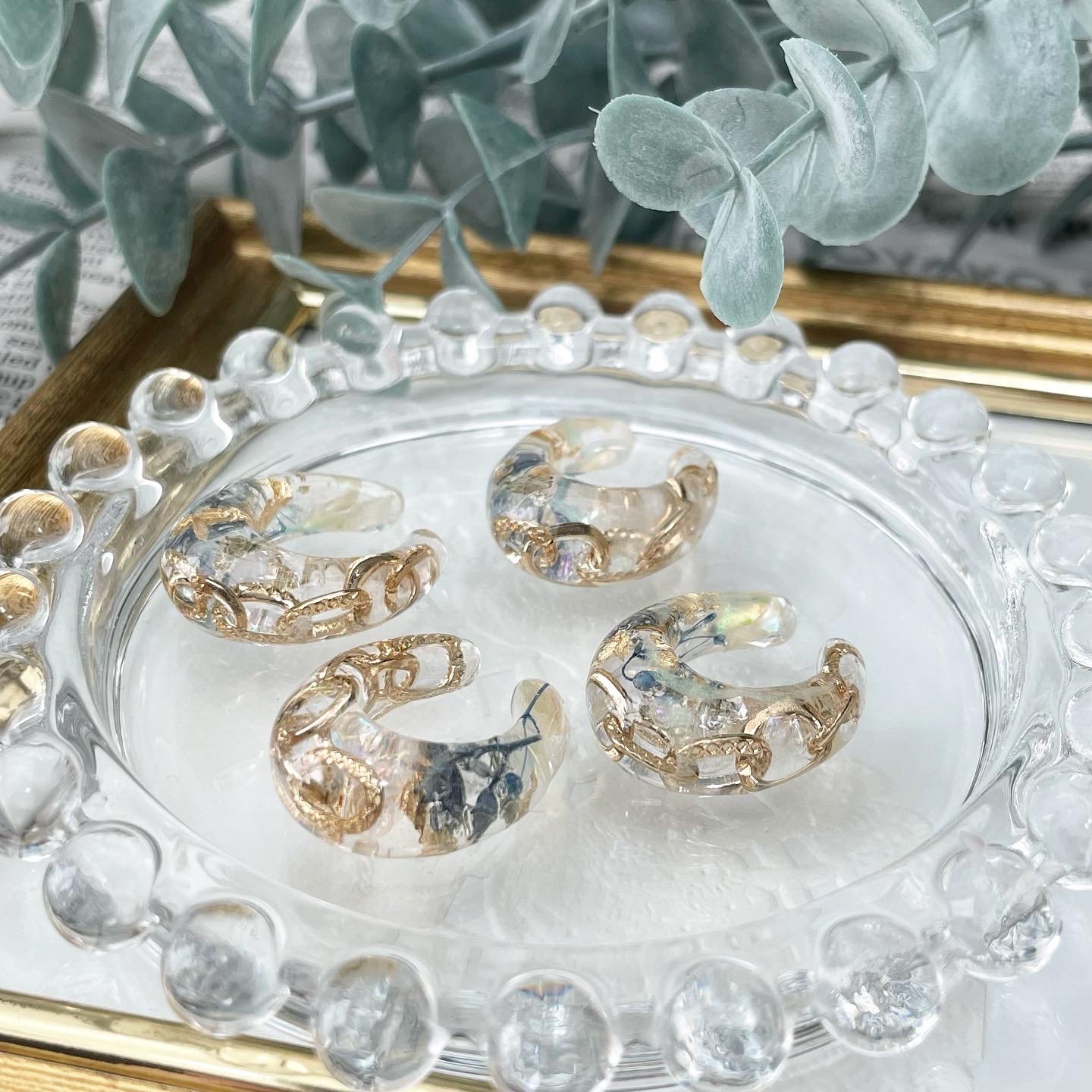 ✴︎受注製作✴︎チェーンイヤーカフの画像2