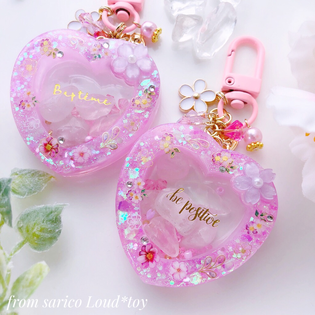 ローズクウォーツ桜ハートシェイカー🌸の画像3