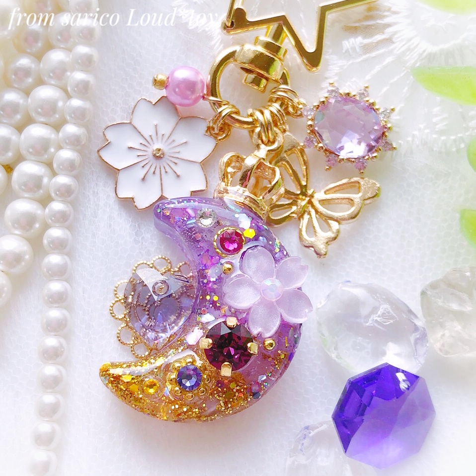 桜月チャーム🌸アメジストの画像2