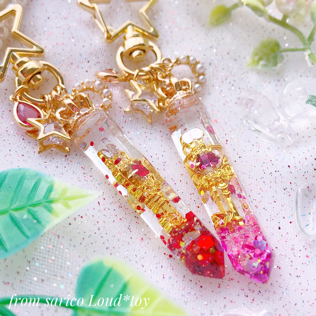 ハートの鍵🔑クリスタル/ピンクの画像3