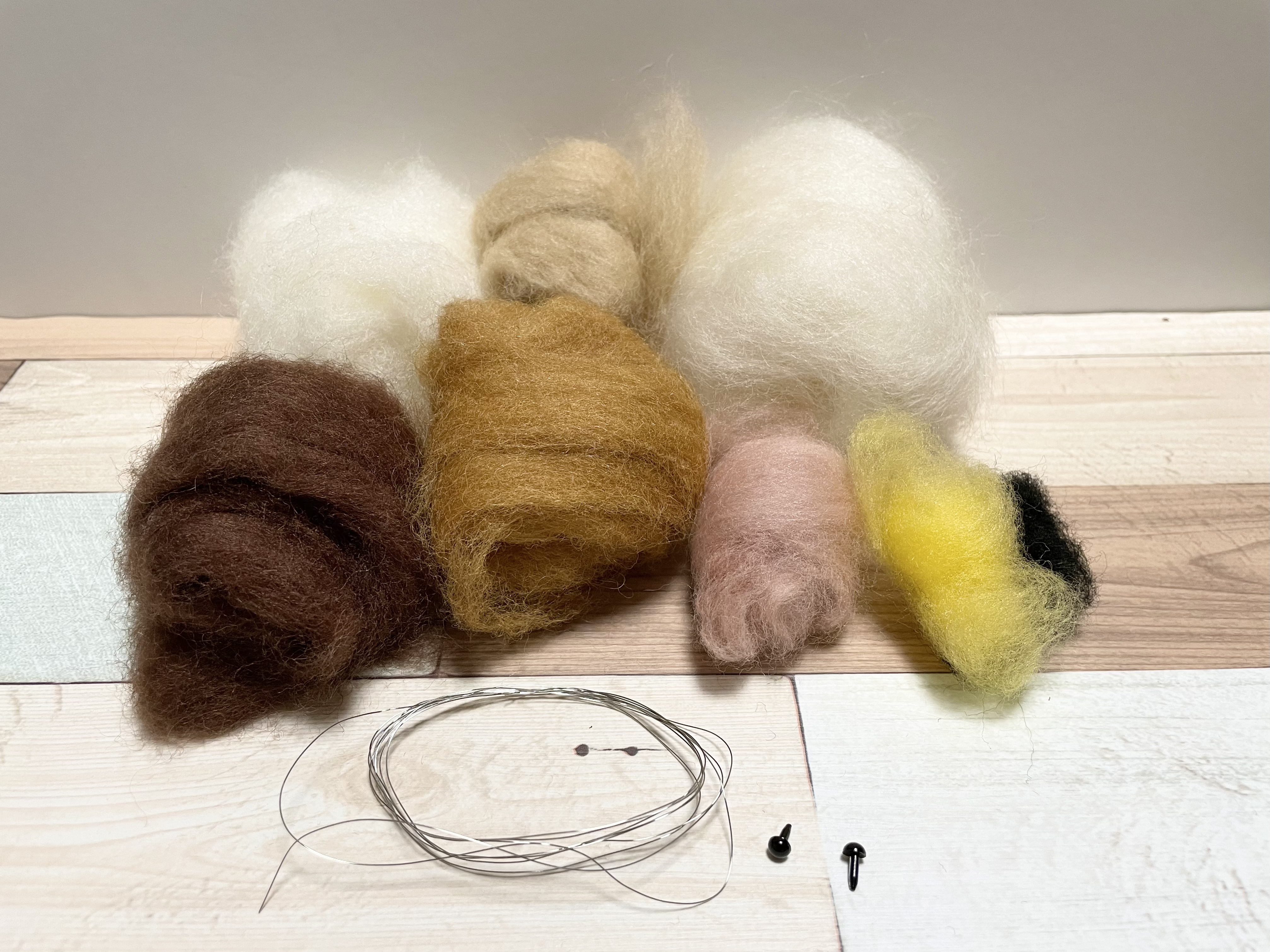 羊毛フェルトキット(シマリス)の画像2