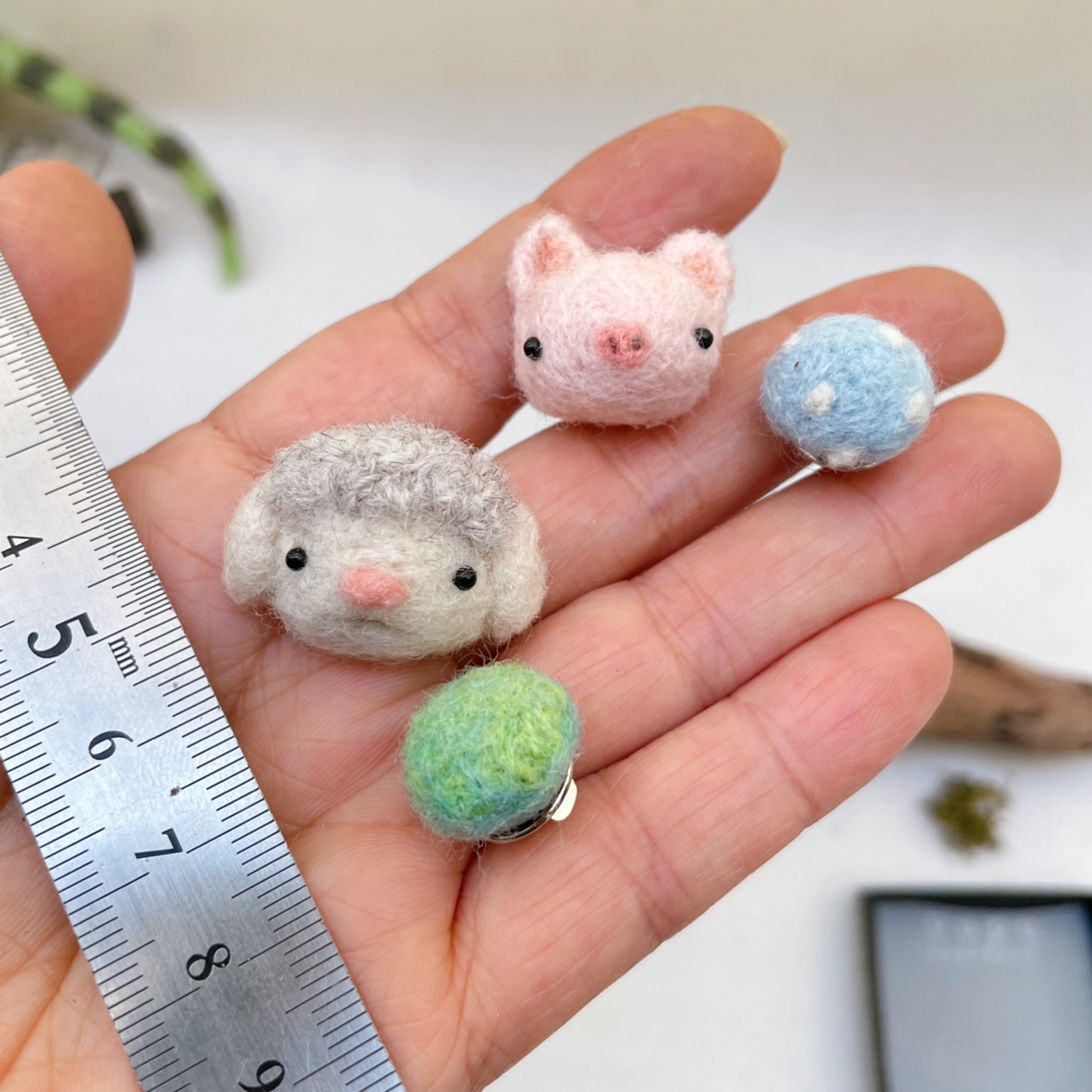 ひつじのmameバッチセット【ピンバッチ】の画像3