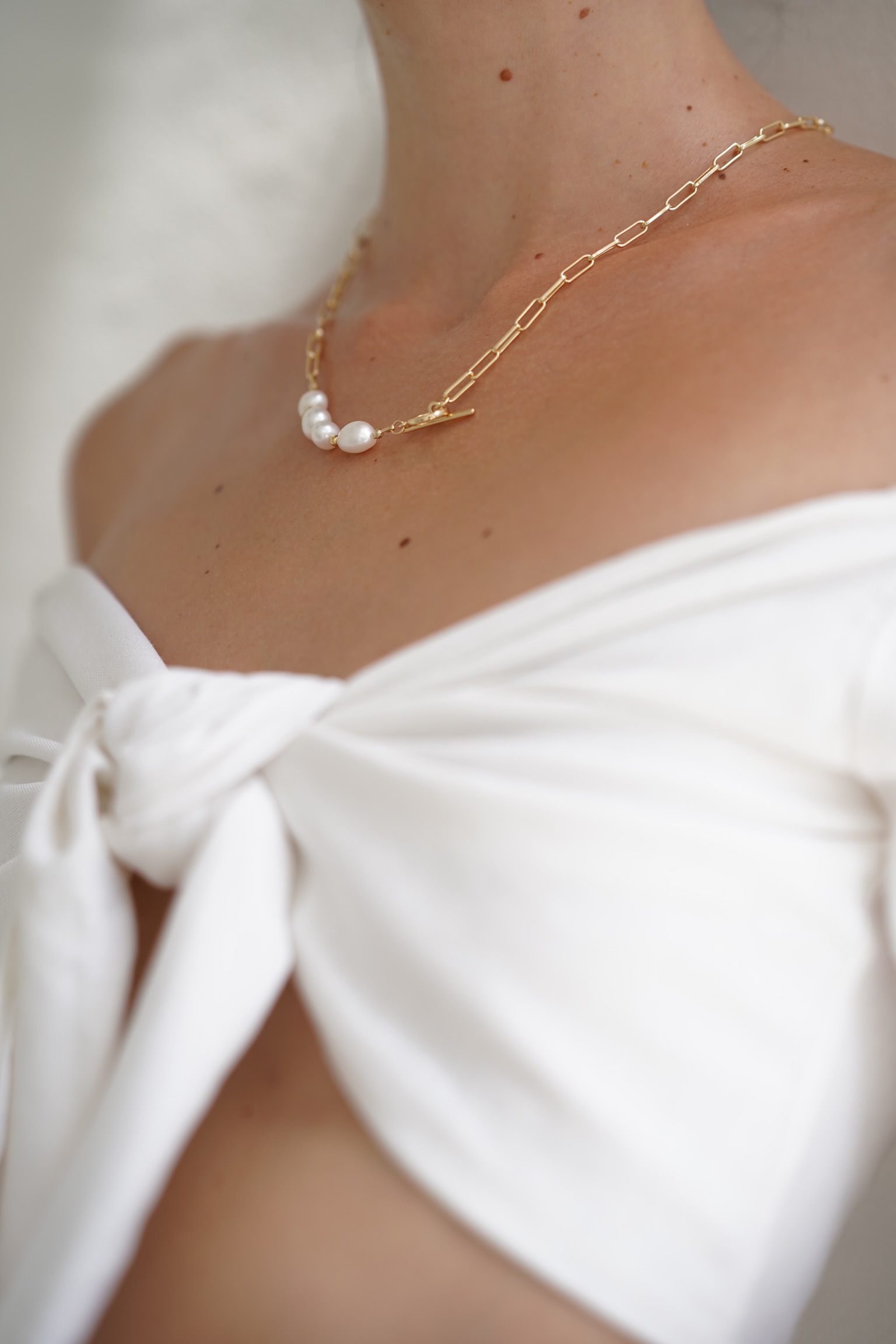 14kgf Mixed pearl necklace の画像2