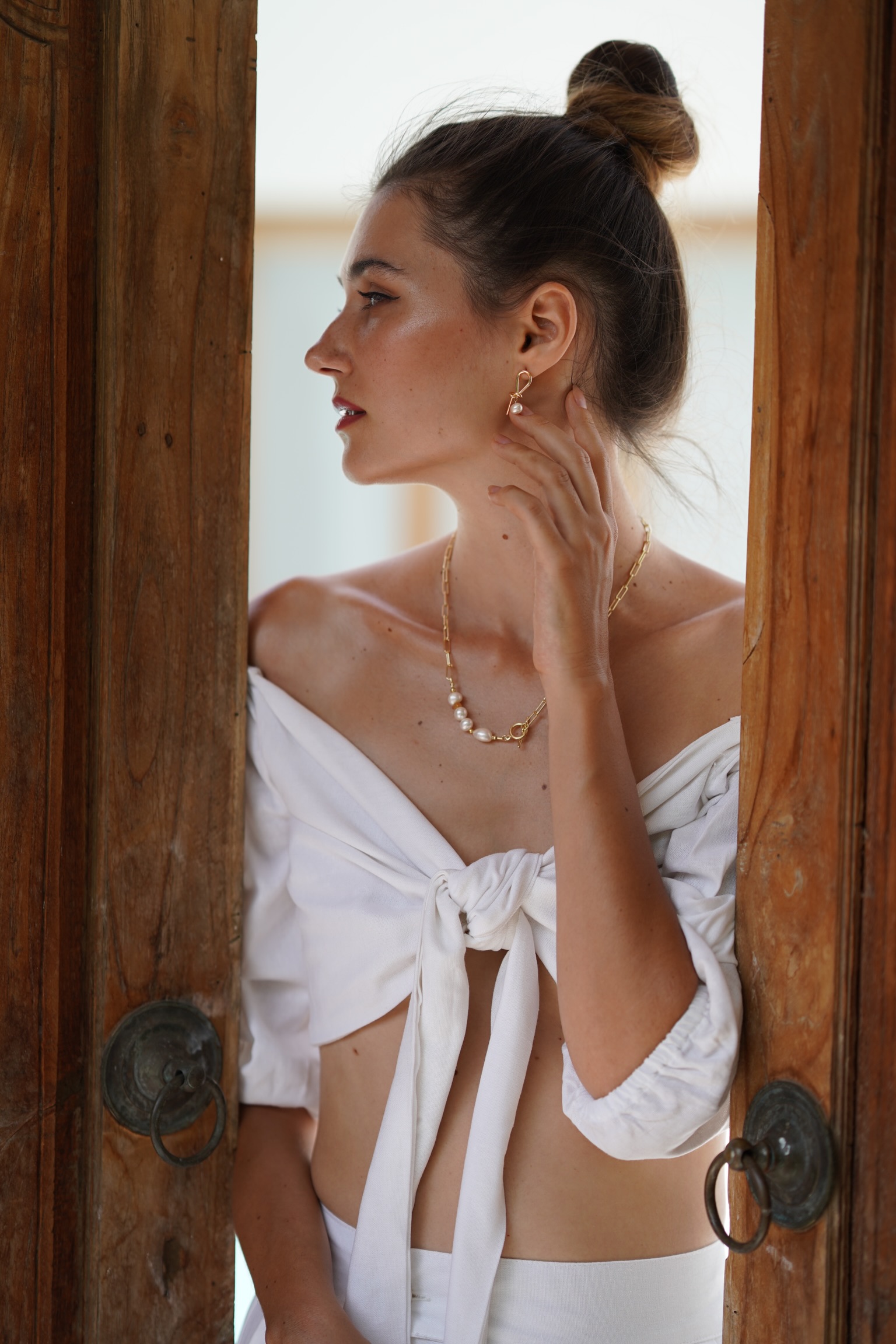 14kgf Mixed pearl necklace の画像4