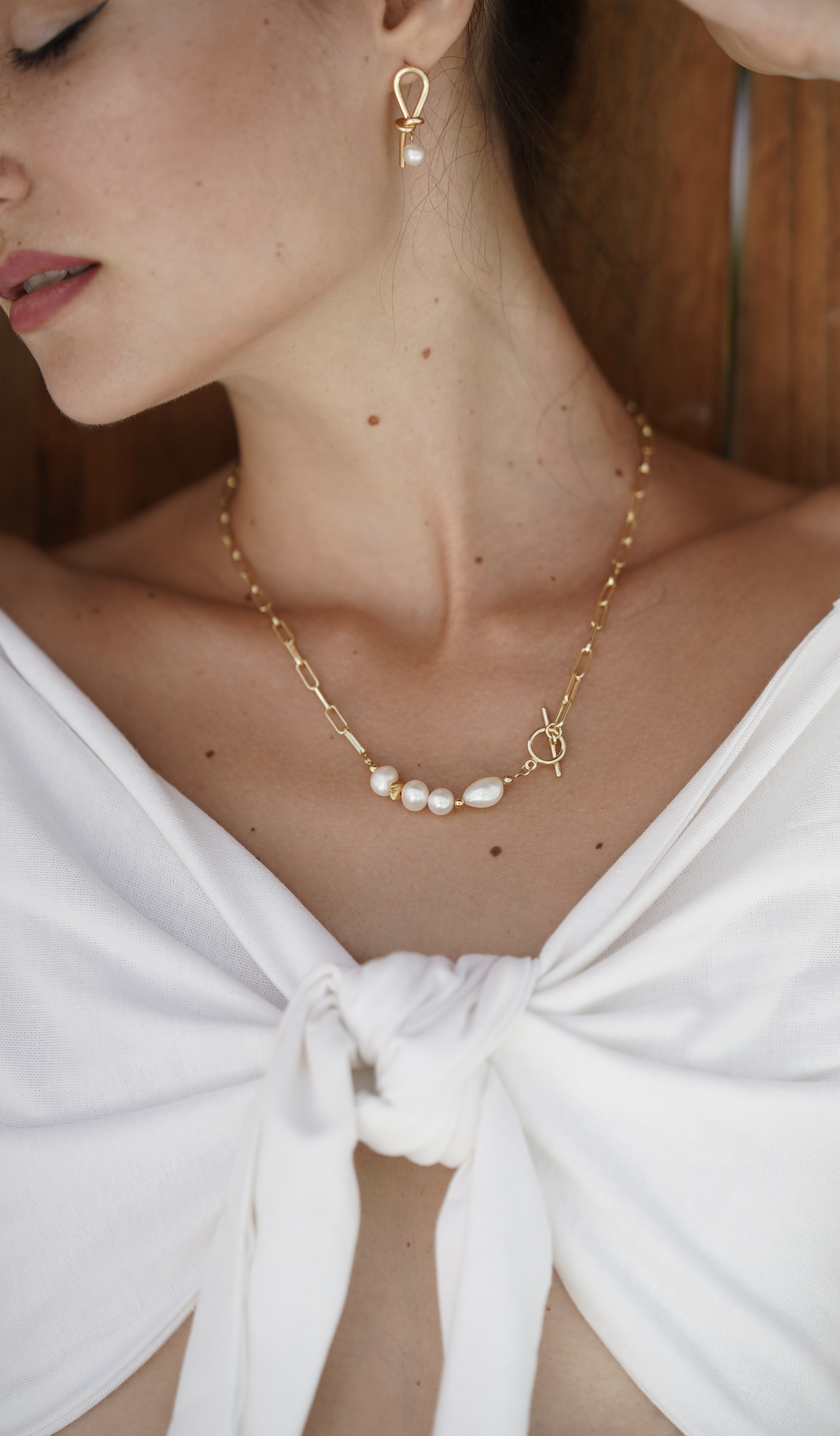 14kgf Mixed pearl necklace の画像7