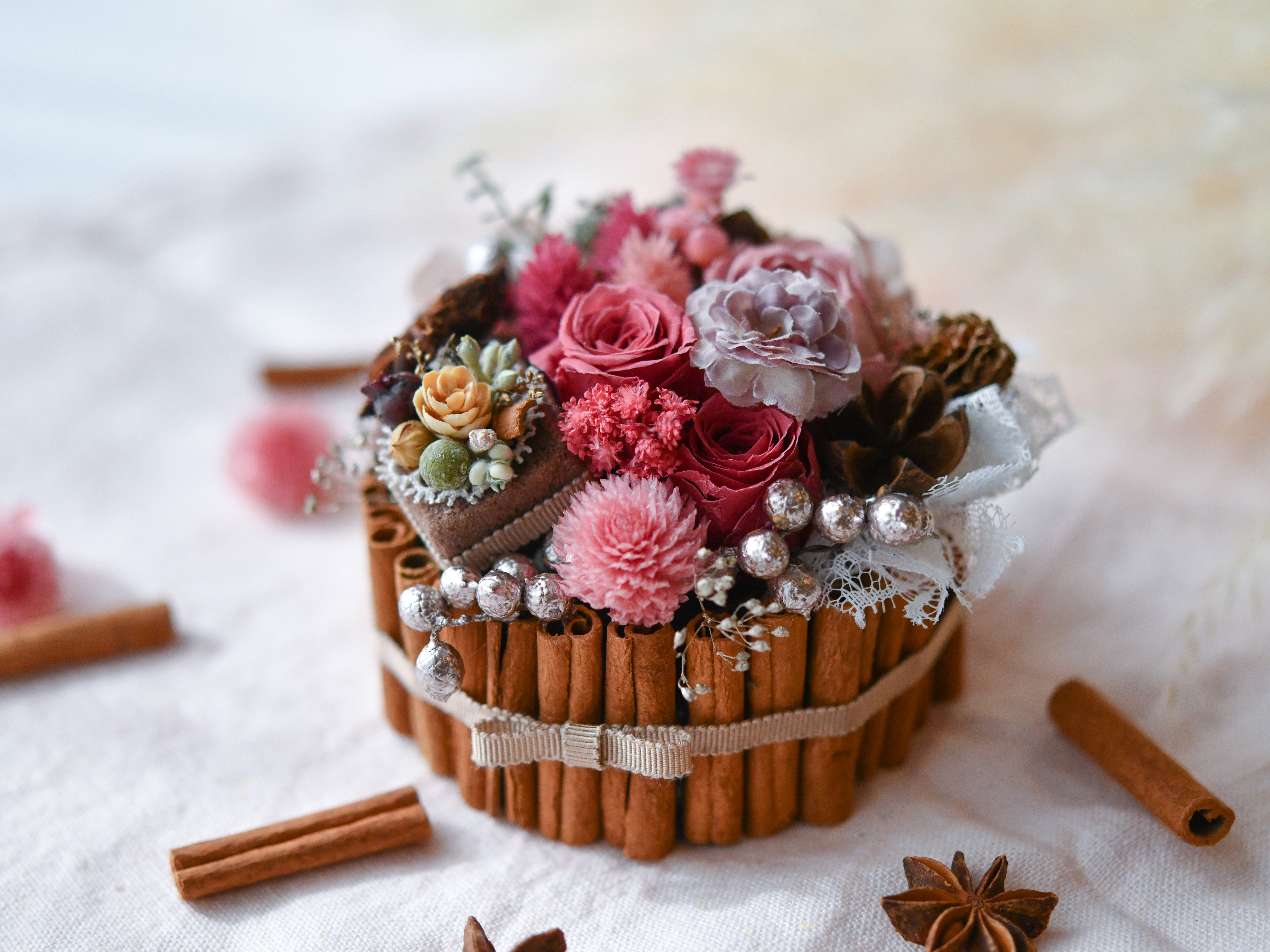 【キット】ラズベリーのフラワーケーキの画像2