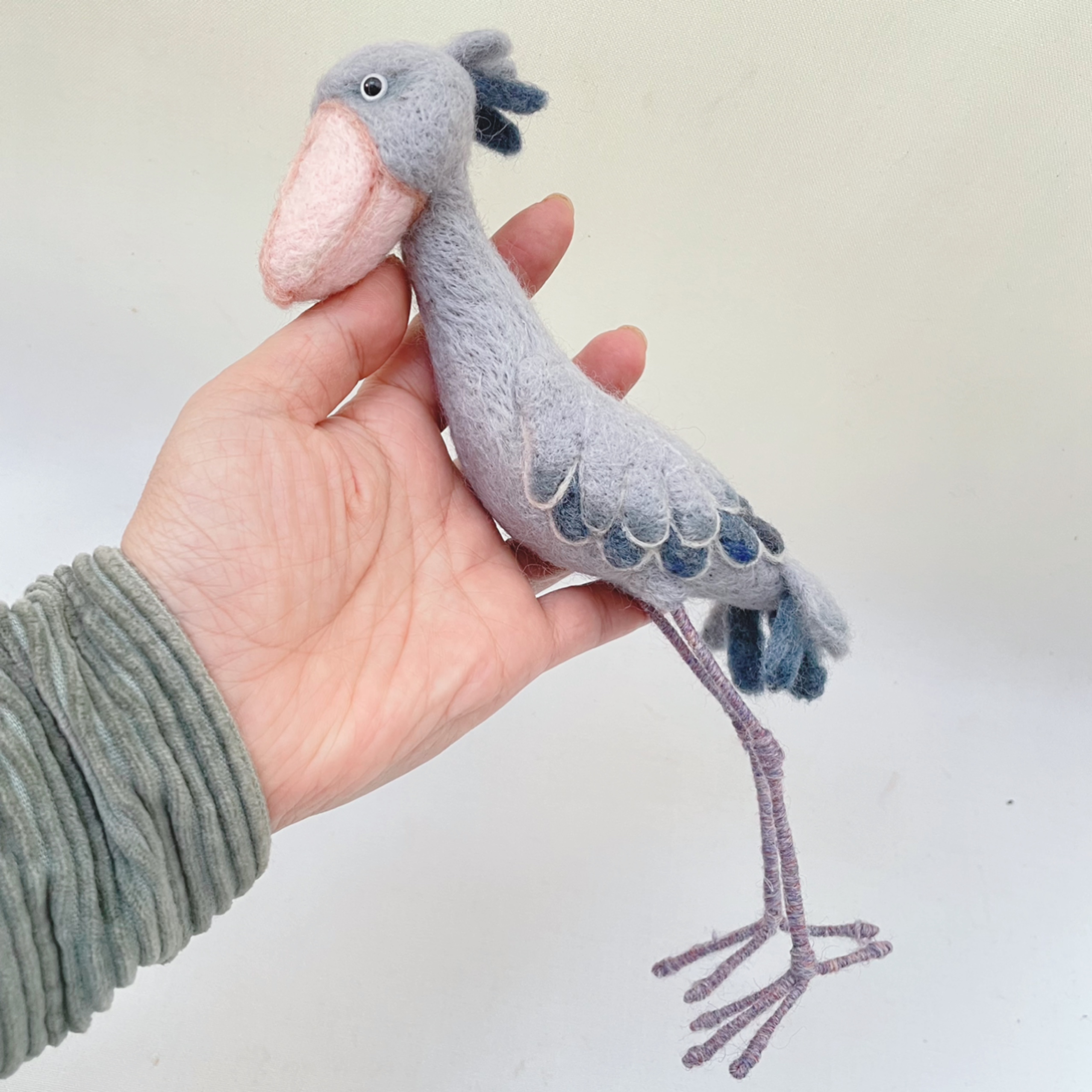 立ち姿ハシビロコウ 約22cmの画像6