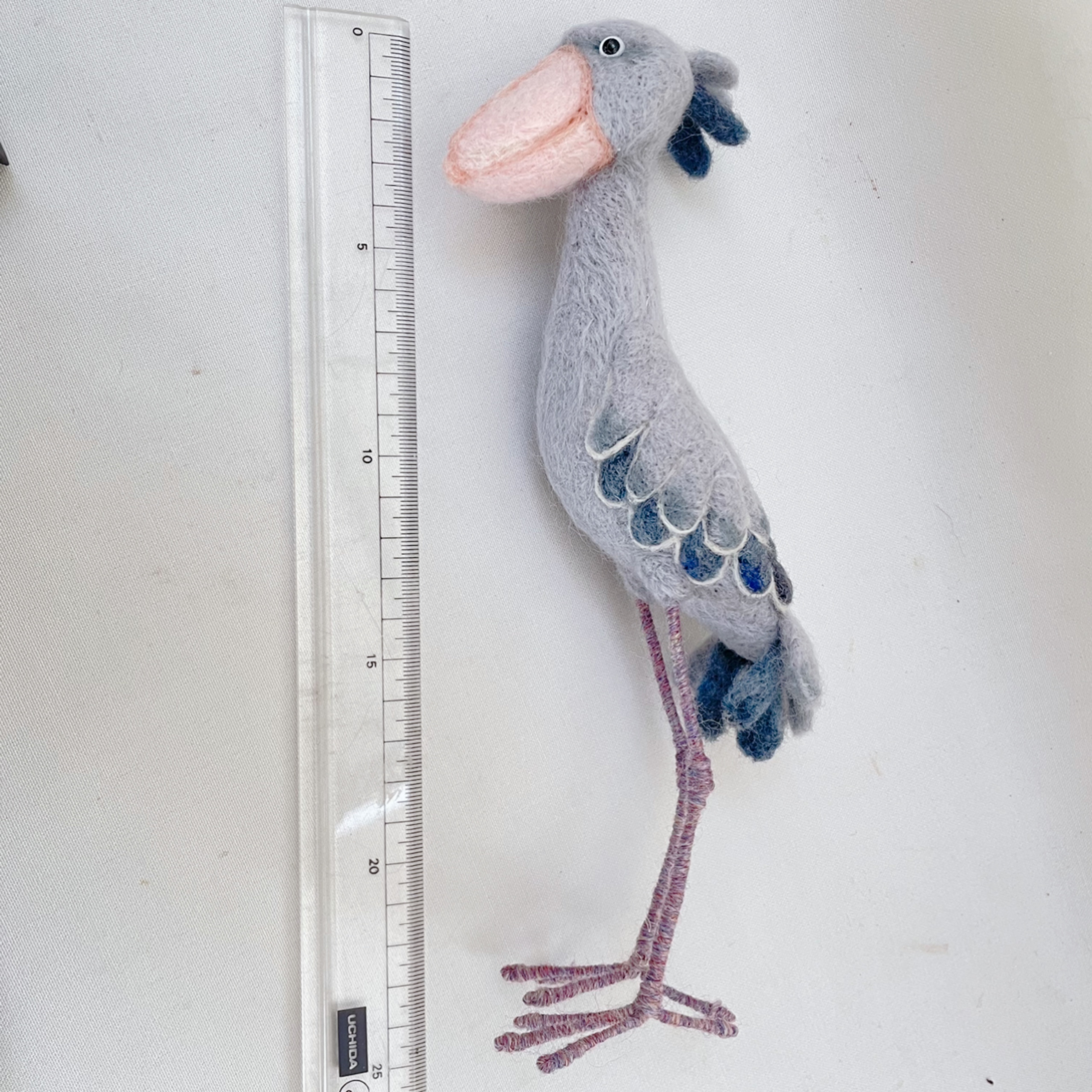 立ち姿ハシビロコウ 約22cmの画像7