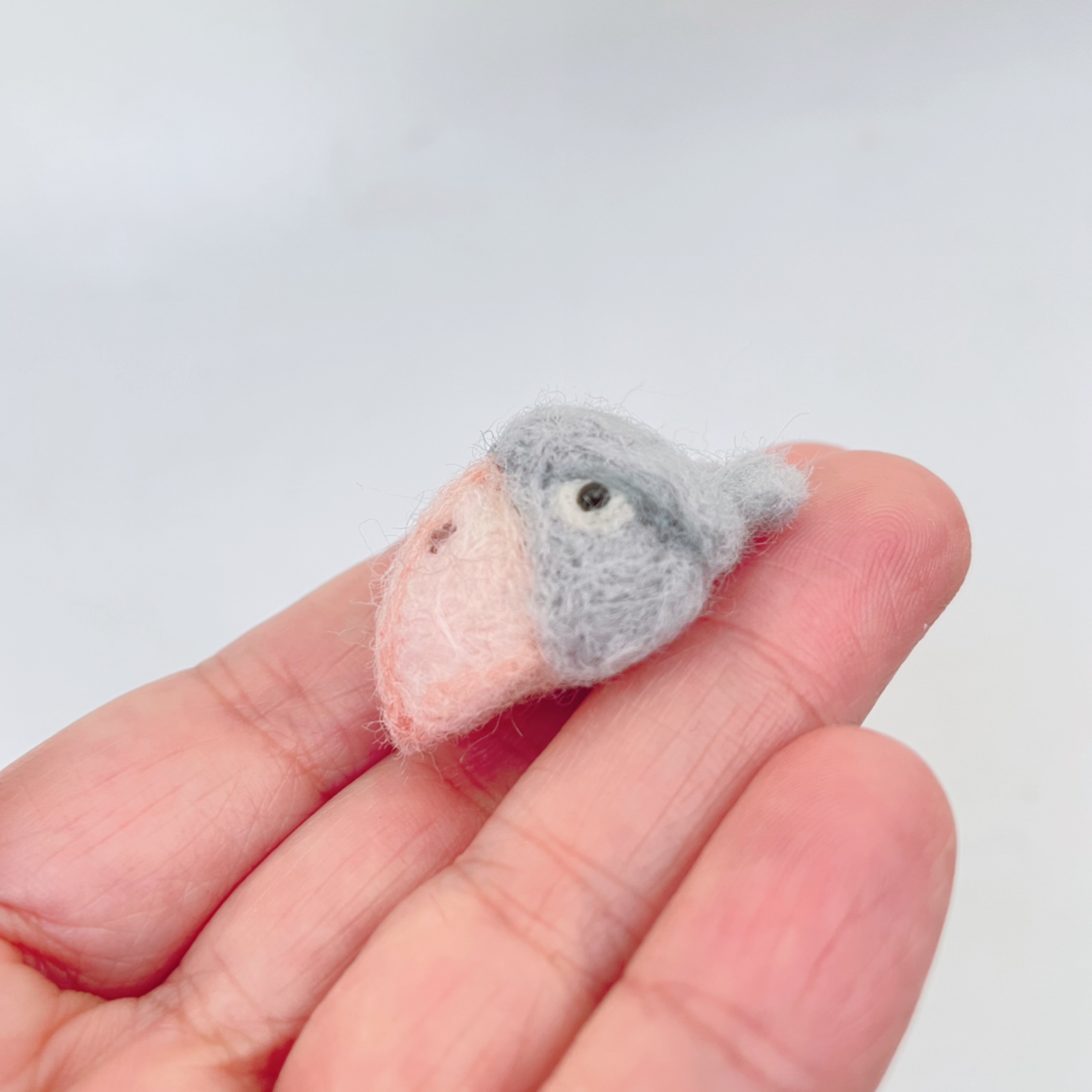 ハシビロコウのmameバッチ【ピンバッチ】の画像3