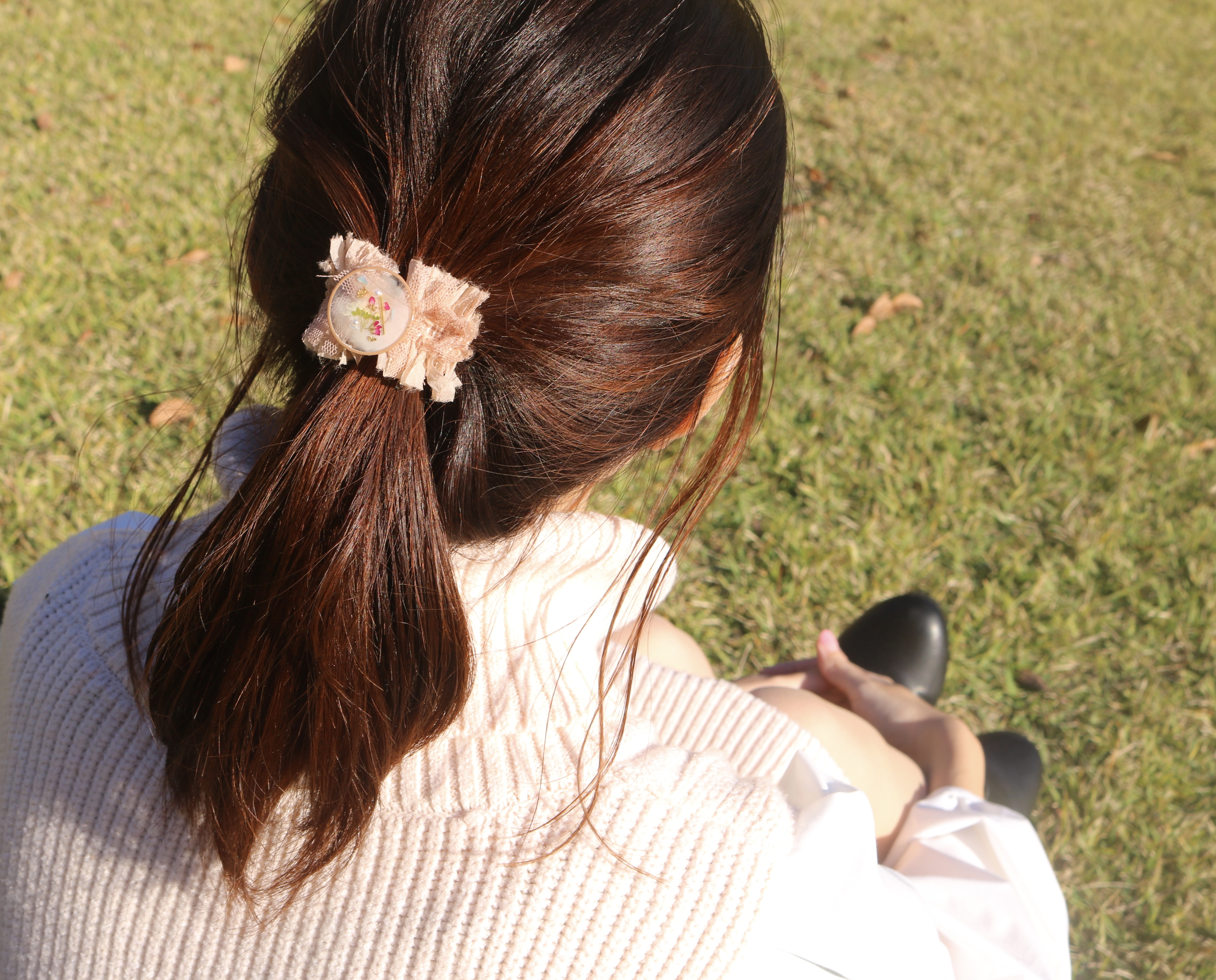 リンネル4月号掲載❁ふんわりカラーのポニーフックの画像2