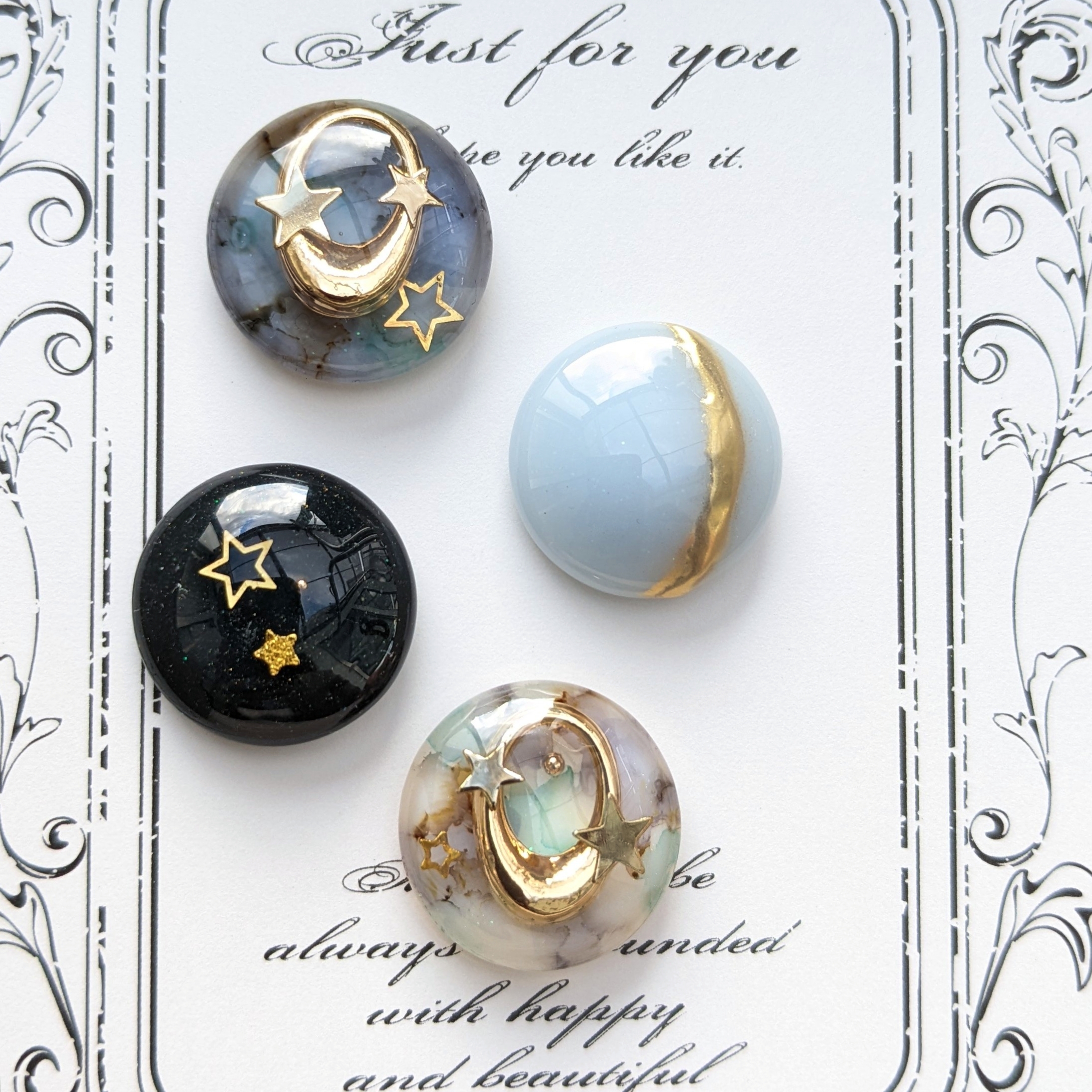 Cool star earrings (ステンレスピアス)の画像2