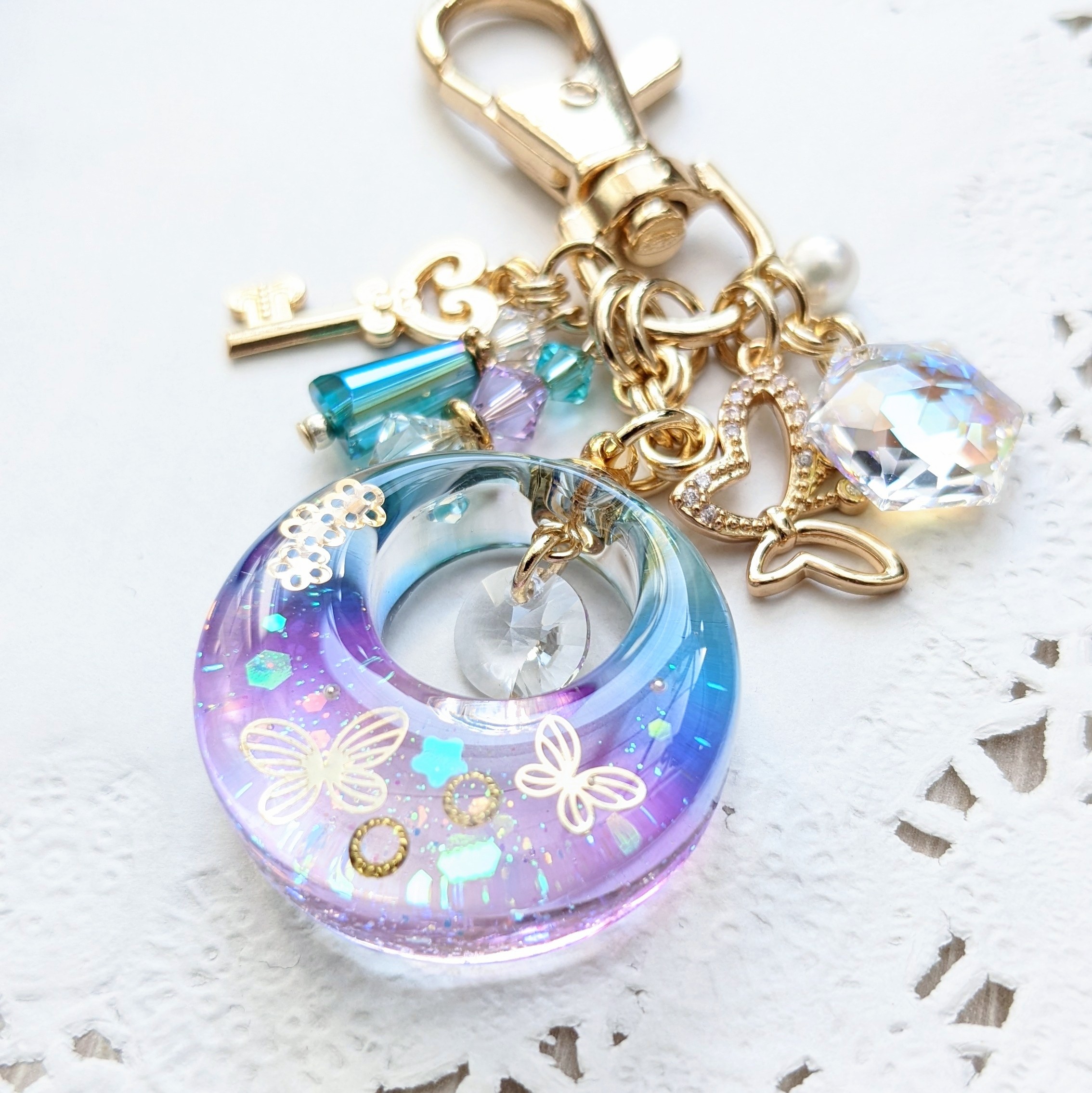 Spring butterflies (ブルー✕パープル)の画像3