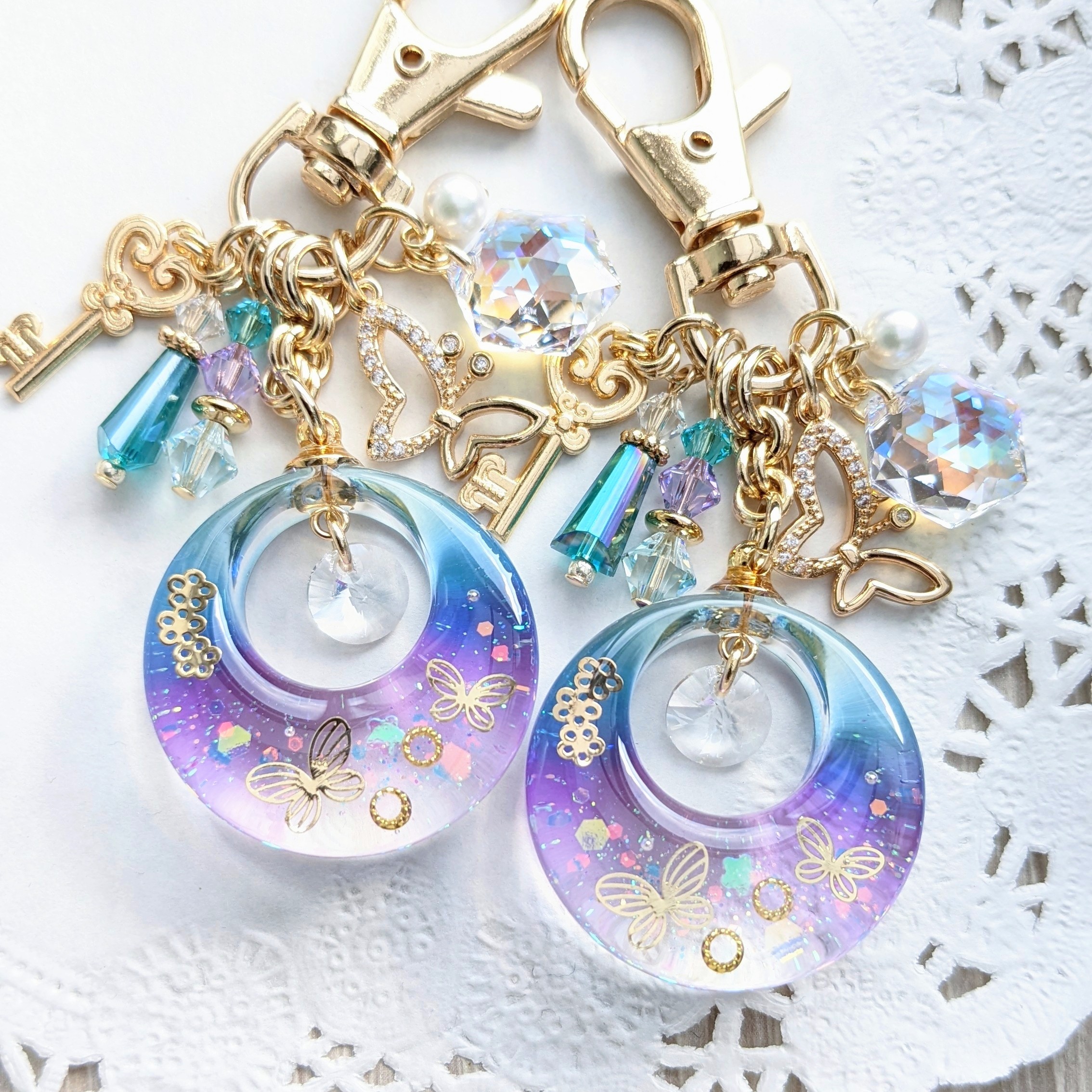 Spring butterflies (ブルー✕パープル)の画像4