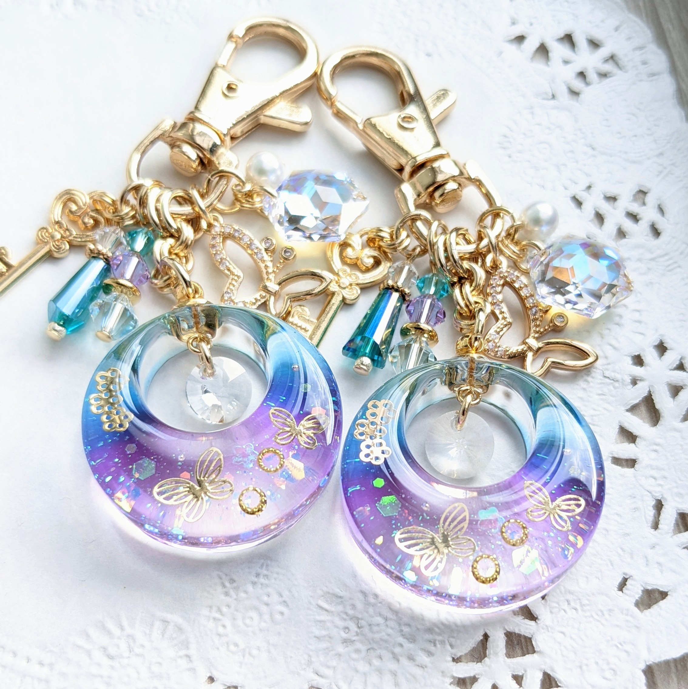 Spring butterflies (ブルー✕パープル)の画像5