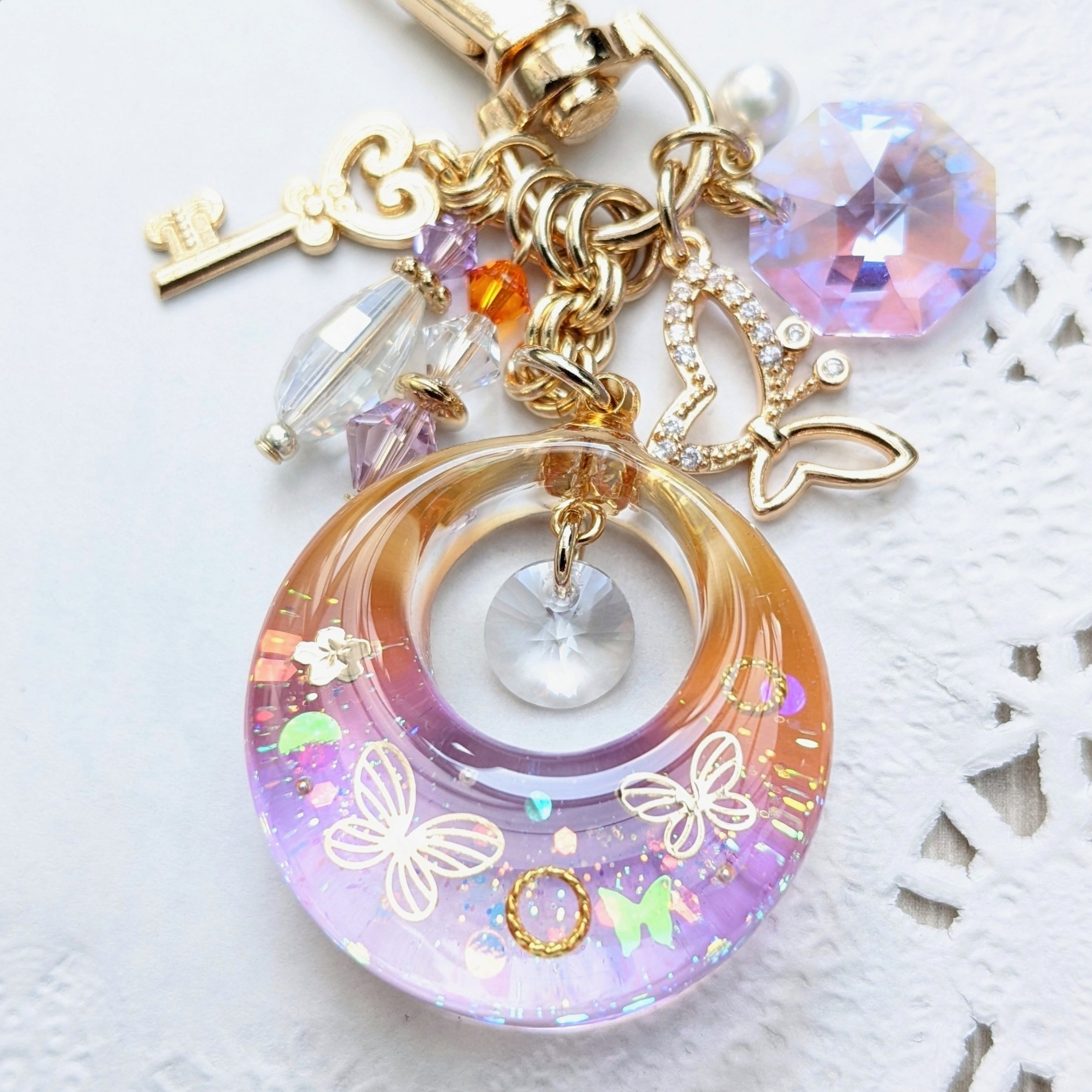 Spring butterflies (オレンジ✕パープル)の画像3