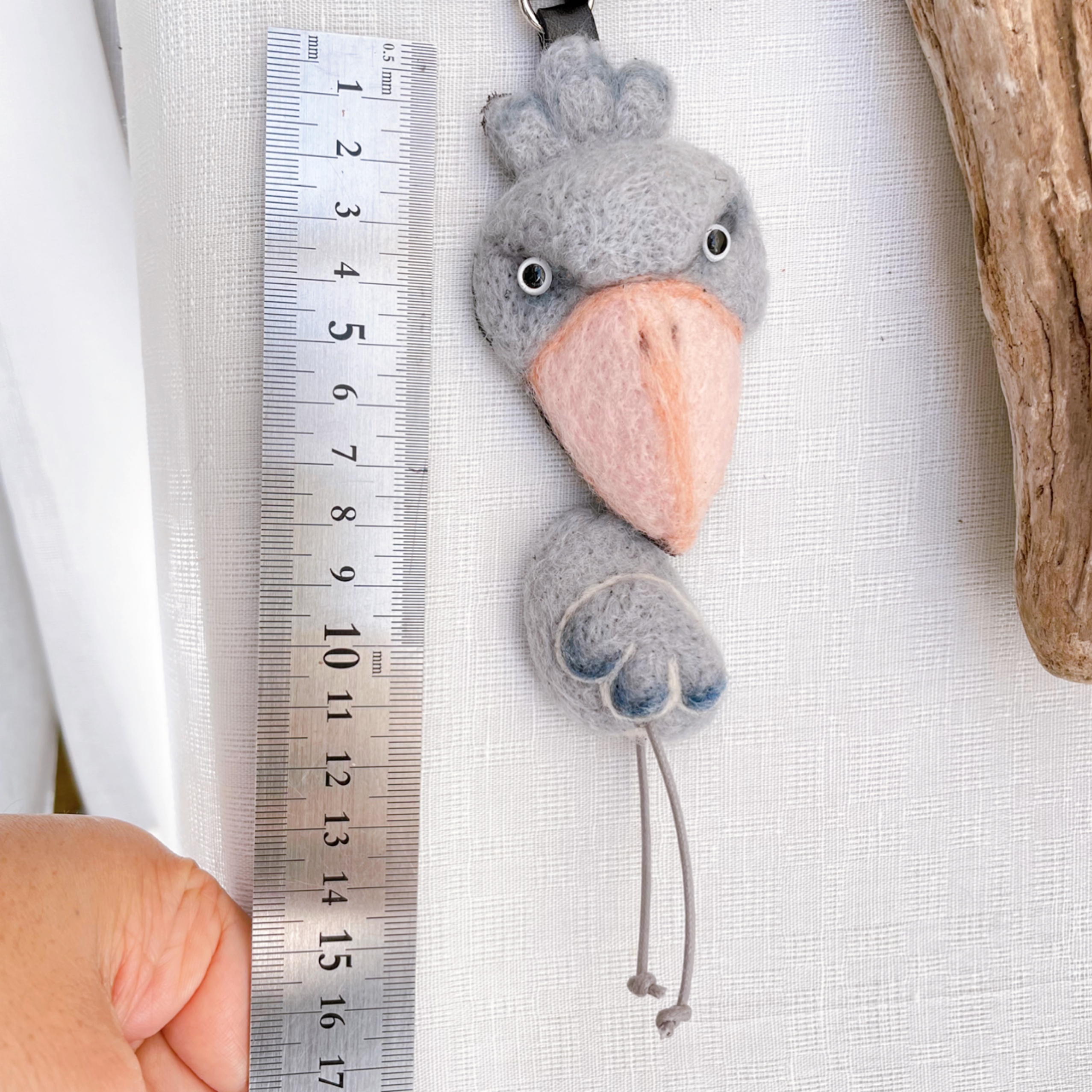 ハシビロコウバックチャームの画像3