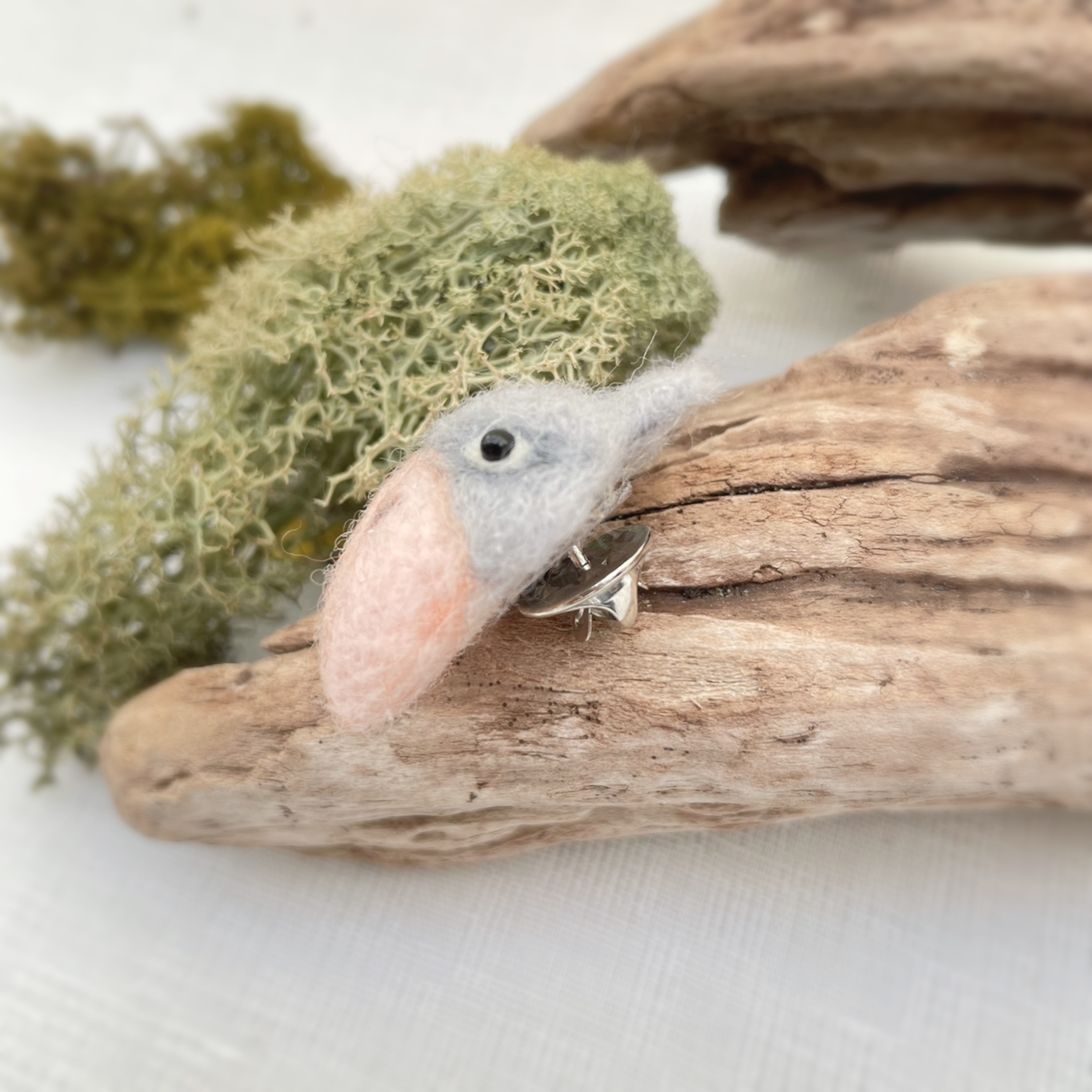 ハシビロコウのmameバッチ【ピンバッチ】の画像3