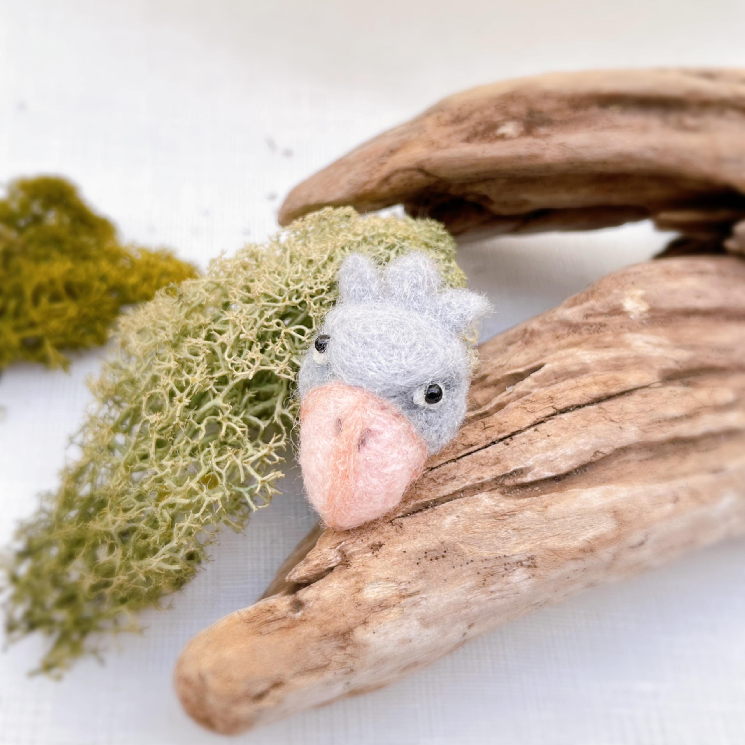 ハシビロコウのmameバッチ【ピンバッチ】の画像4