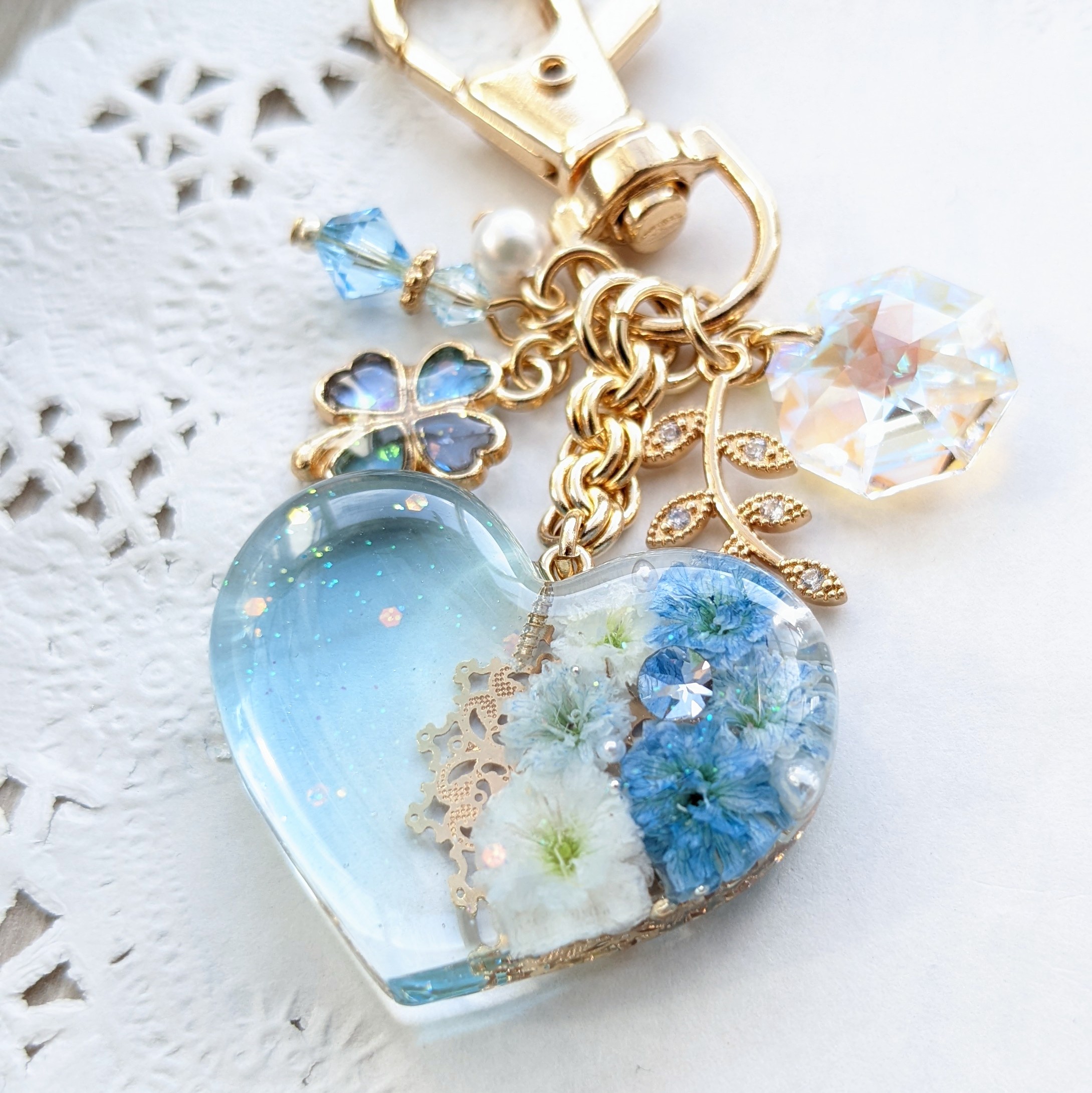 Baby's-breath heart (ブルー)の画像3