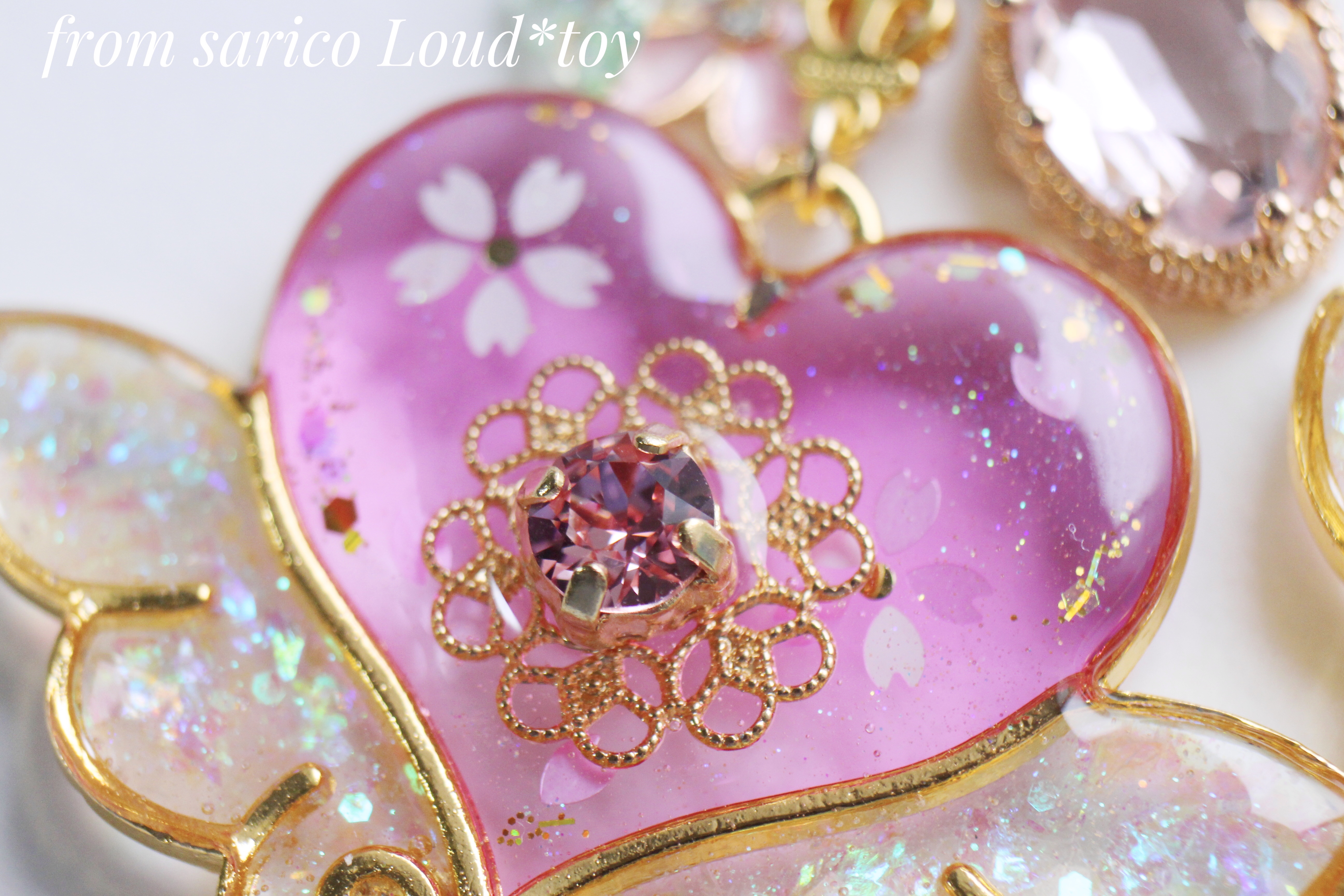 sakuraハートステッキチャームの画像2