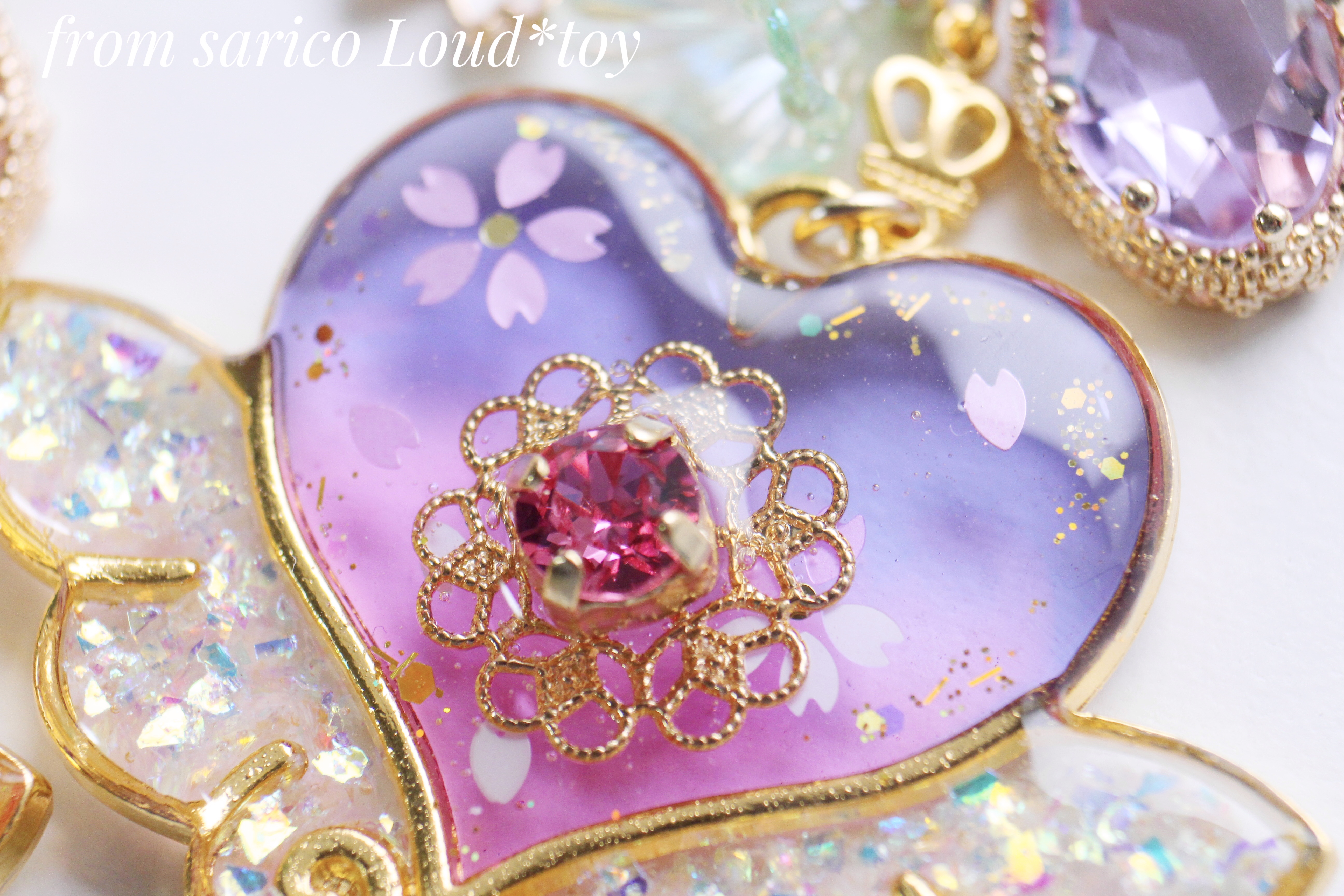 sakuraハートステッキチャームの画像2