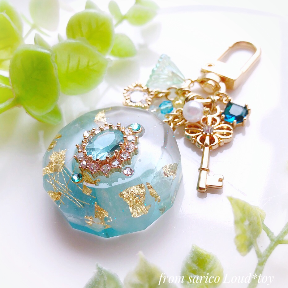 アクアマリンのジュエリーチャームの画像2