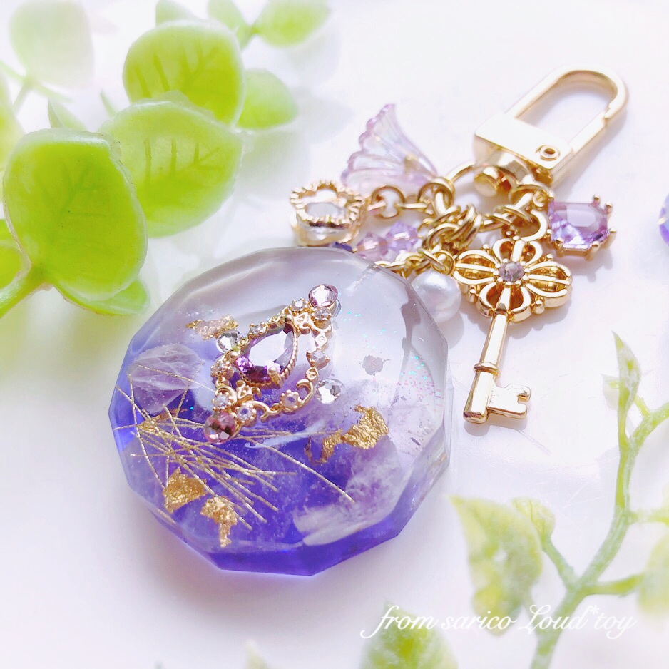 アメジストのジュエリーチャームの画像2