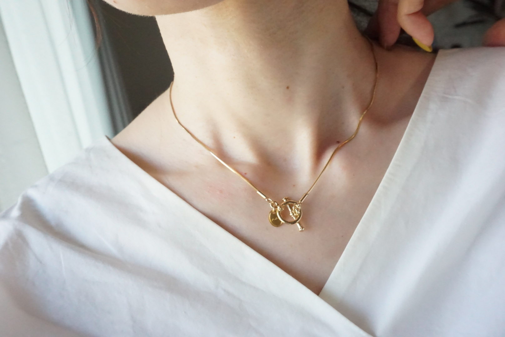 Snakechain choker(ゴールド)の画像2