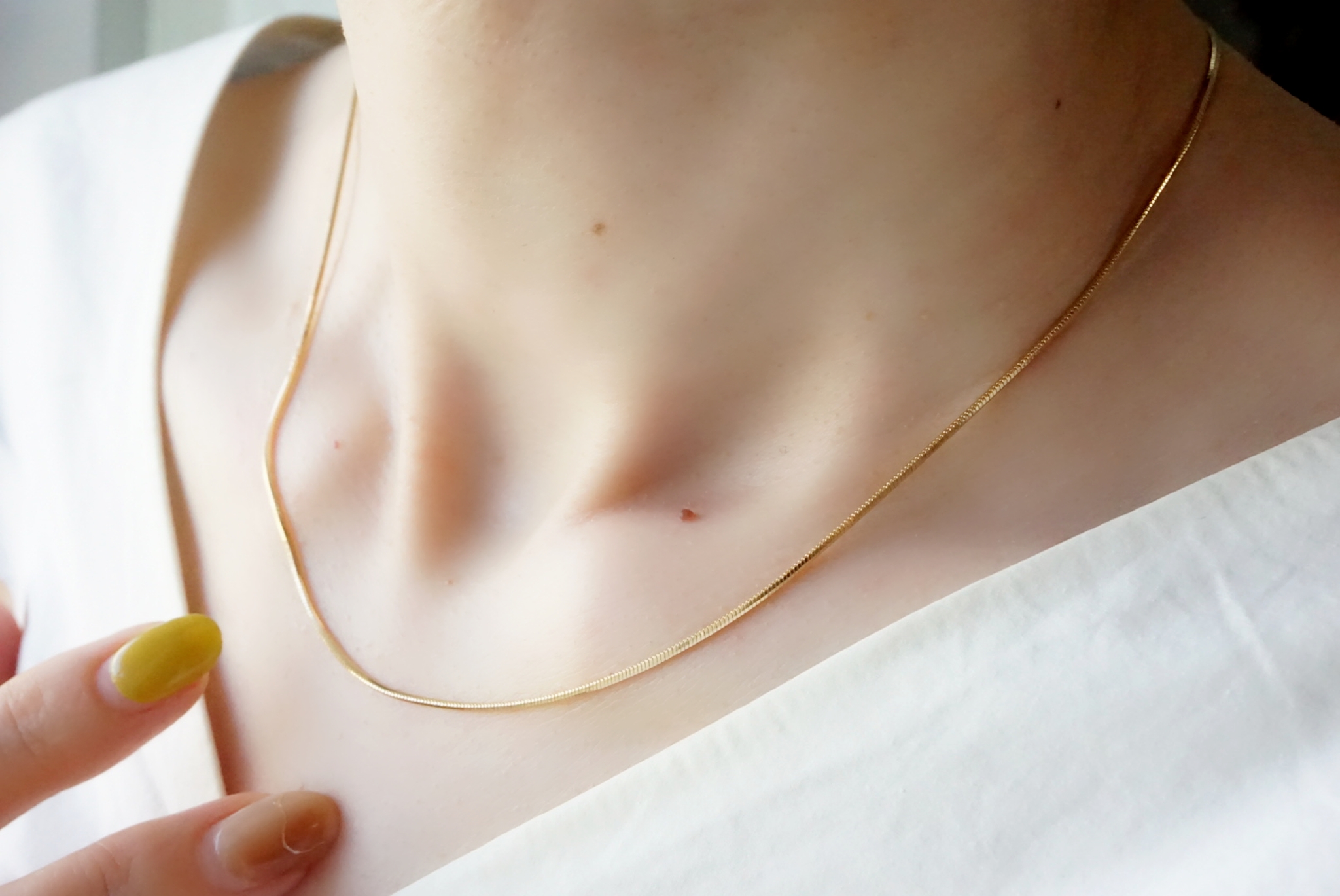 Snakechain choker(ゴールド)の画像3