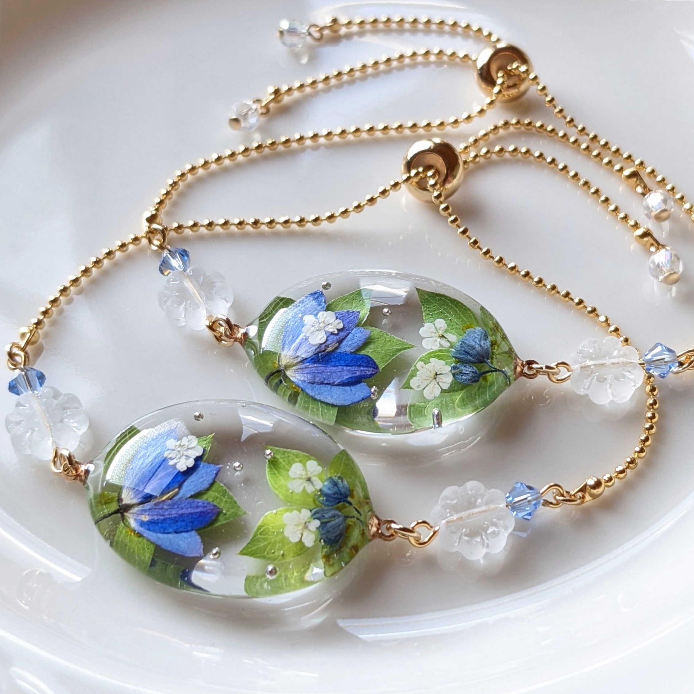 押し花のブレスレットの画像3