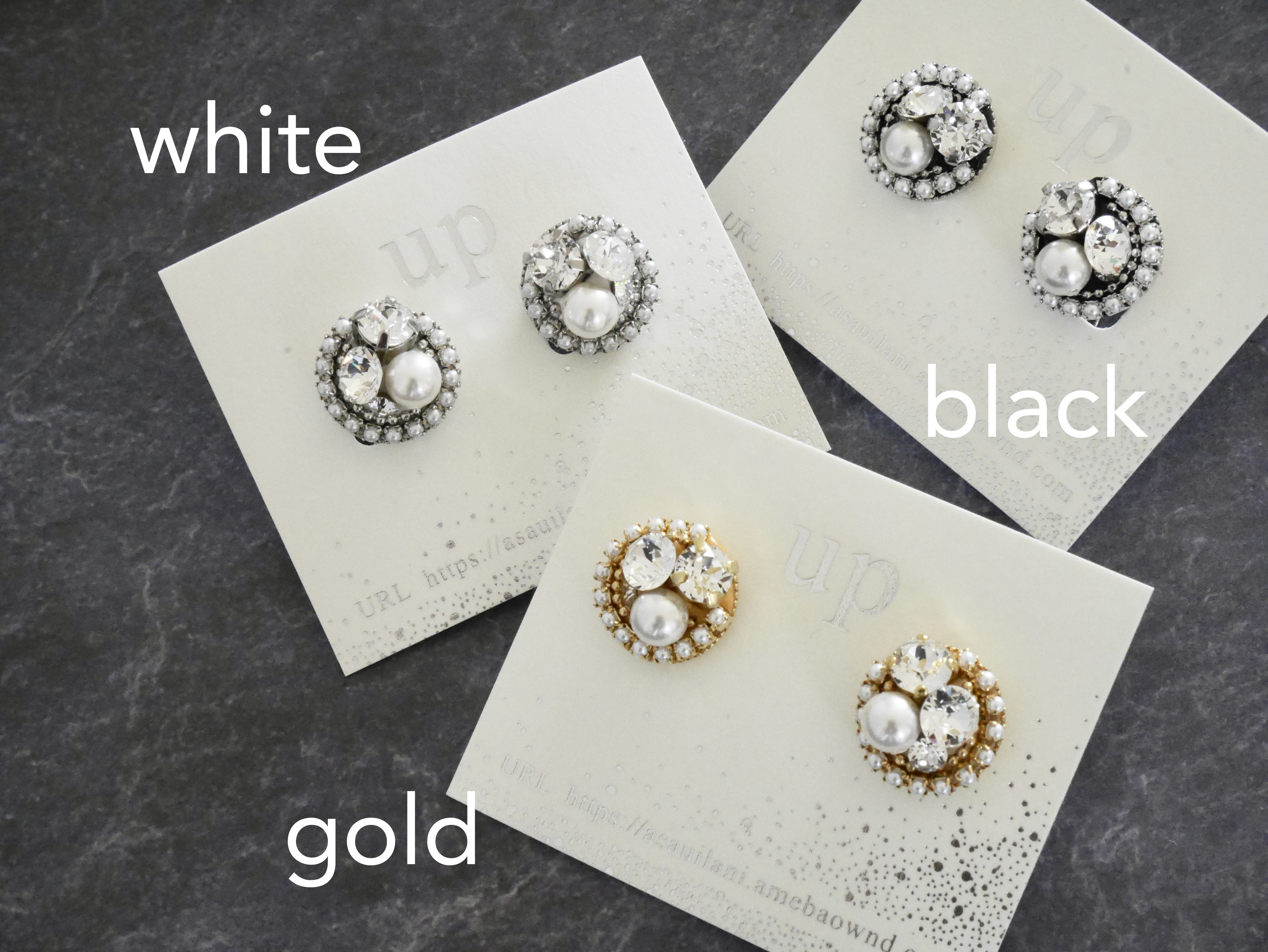 クレセントパール制作キット　（イヤリング・ピアス）の画像3