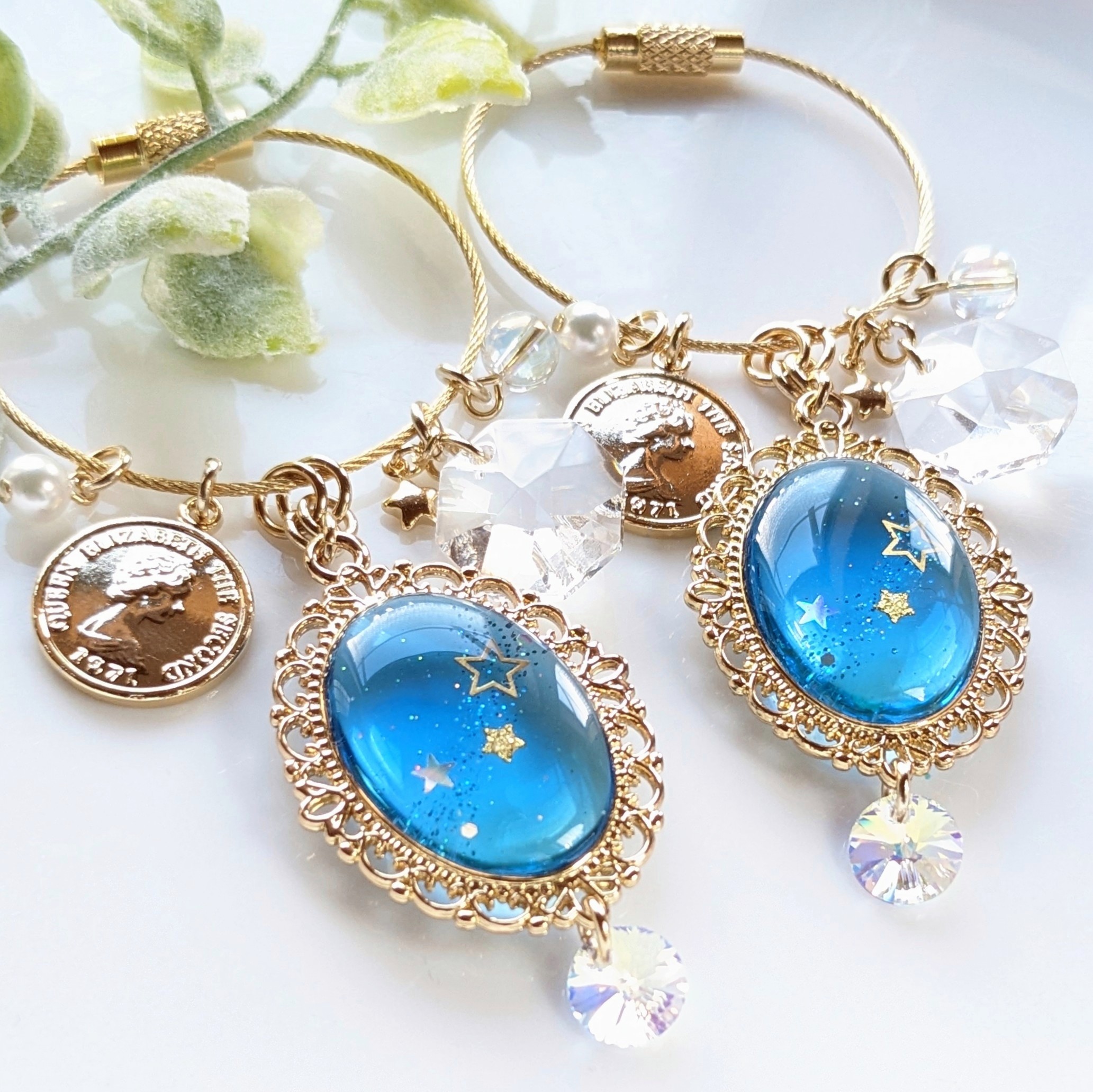 碧い星空のキーリングの画像2