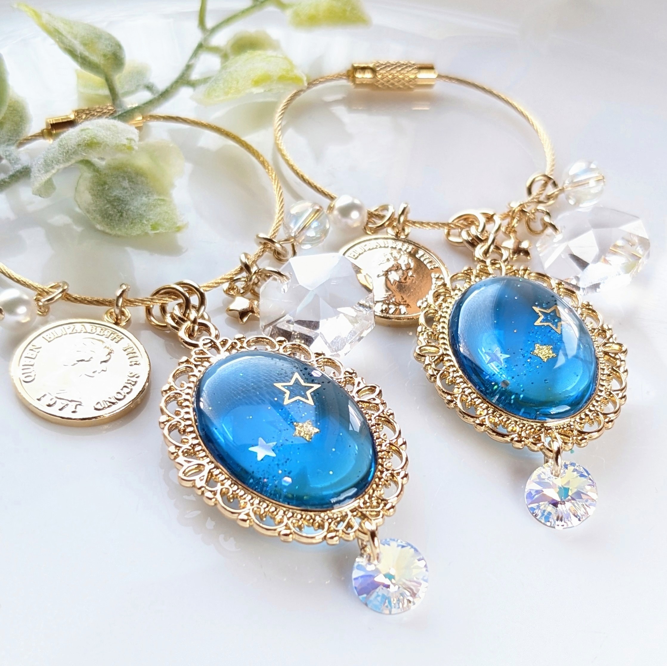 碧い星空のキーリングの画像3