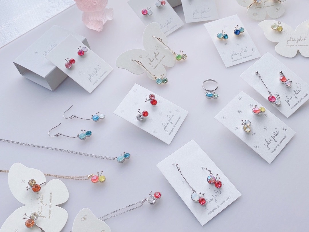 ちっこいこ。ジョリマキoriginal土台（イヤリング、ピアス用）の画像4