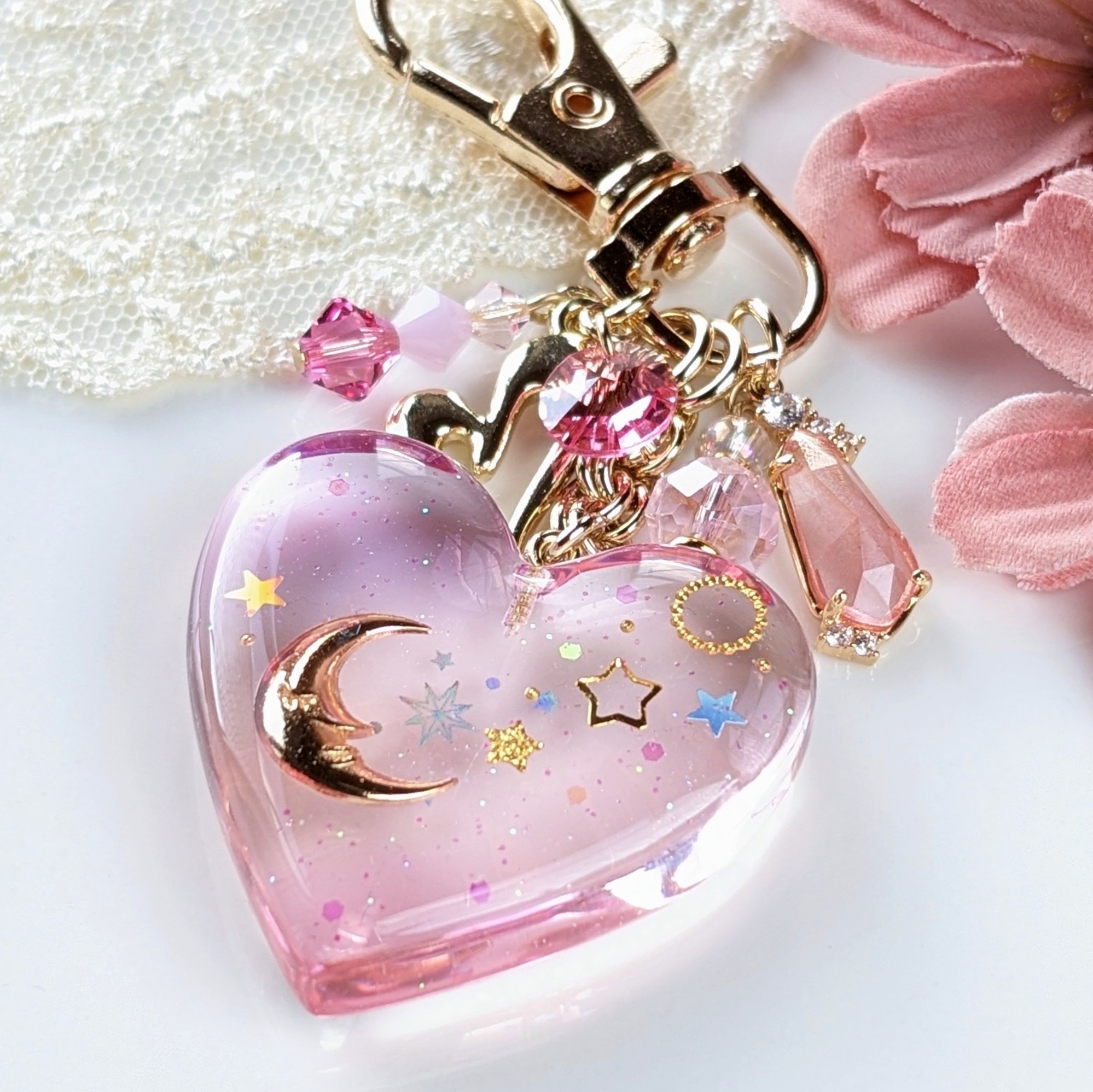 Pale pink starry skyの画像3