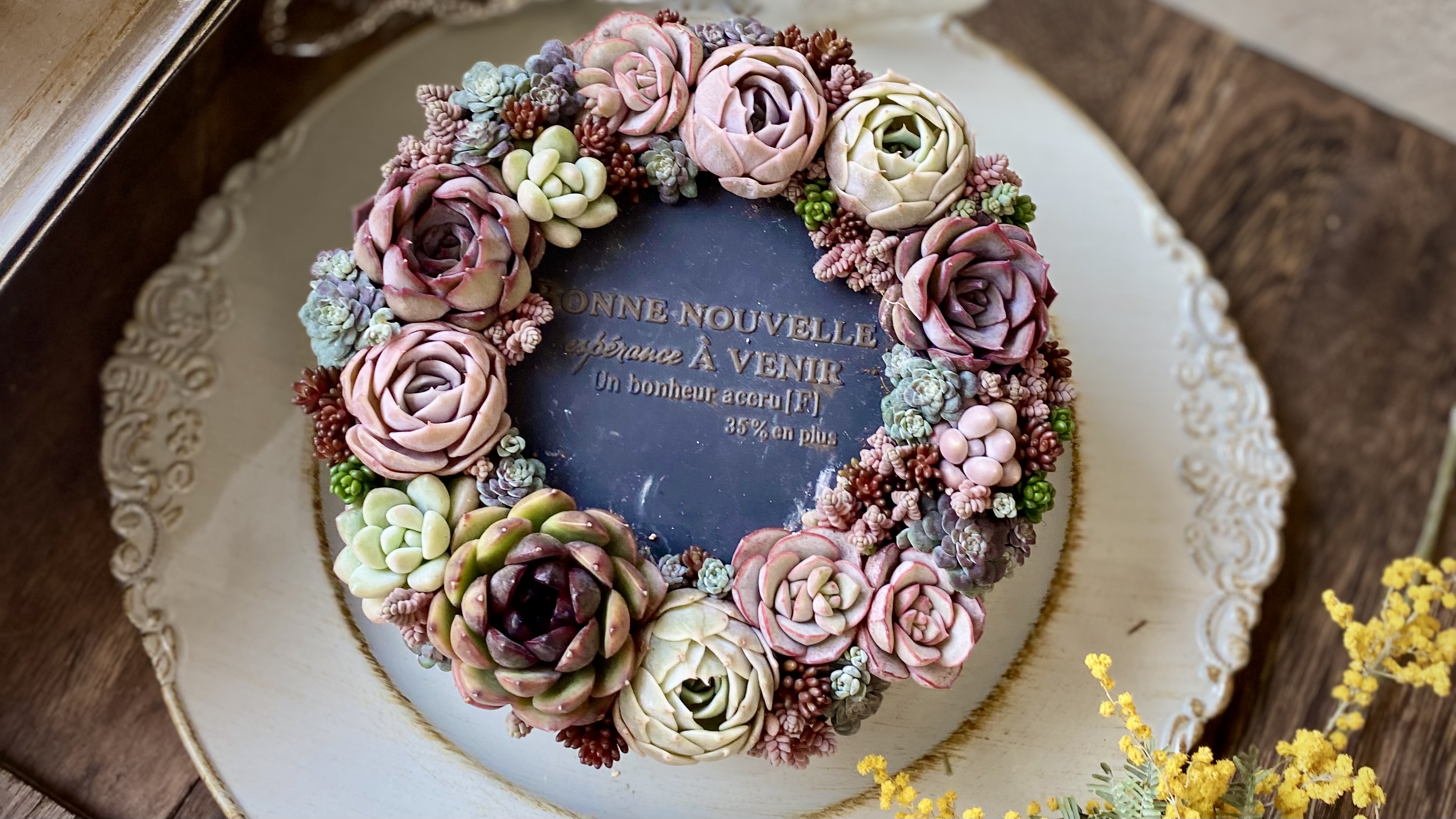 お誕生日の贅沢リースセットの画像2