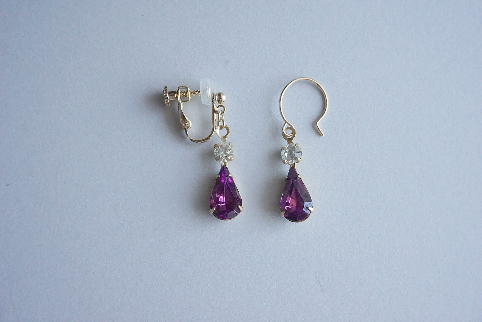 ティアドロップ(クリスタル×アメジスト)の画像2