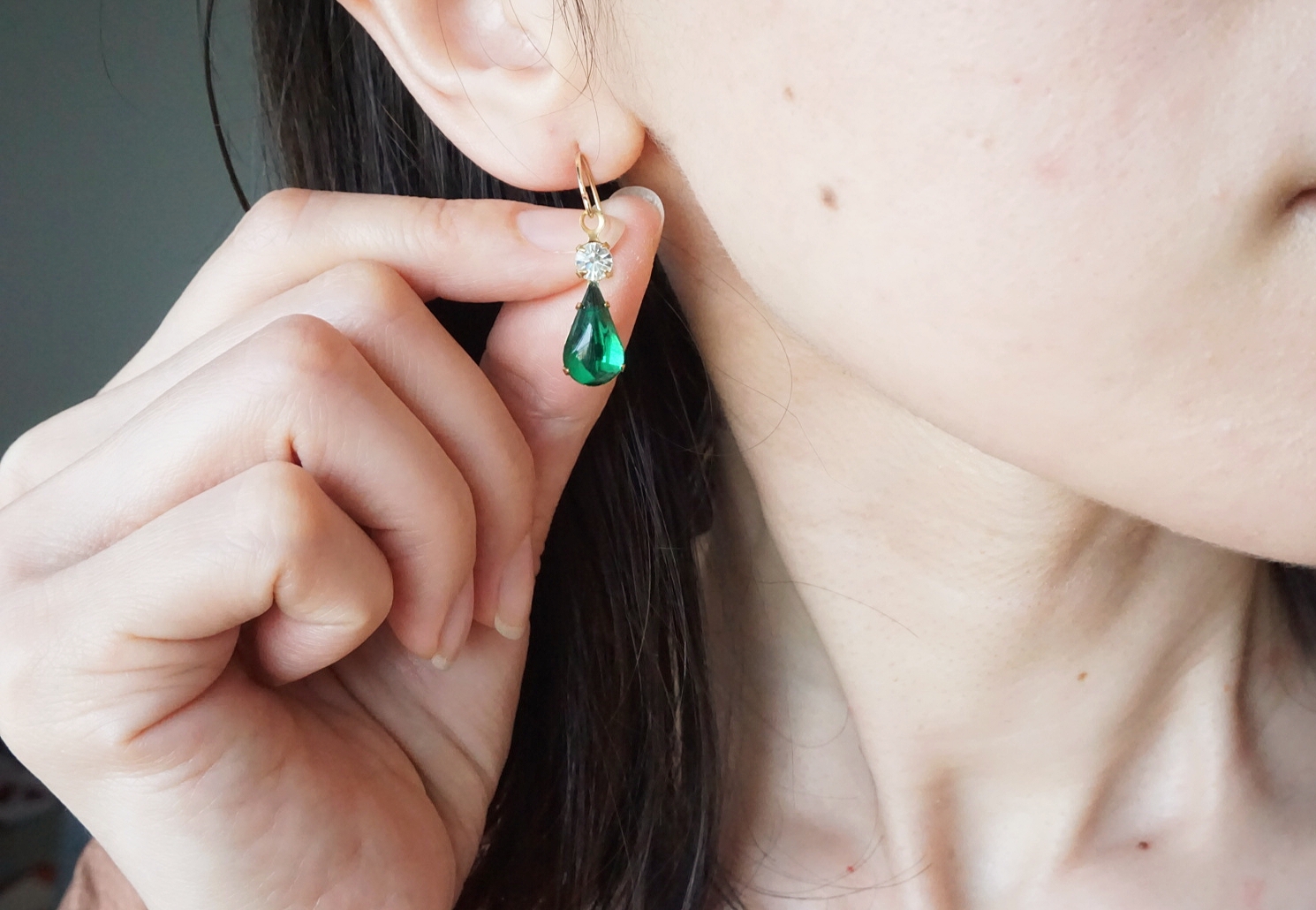ティアドロップ(クリスタル×エメラルド)の画像3