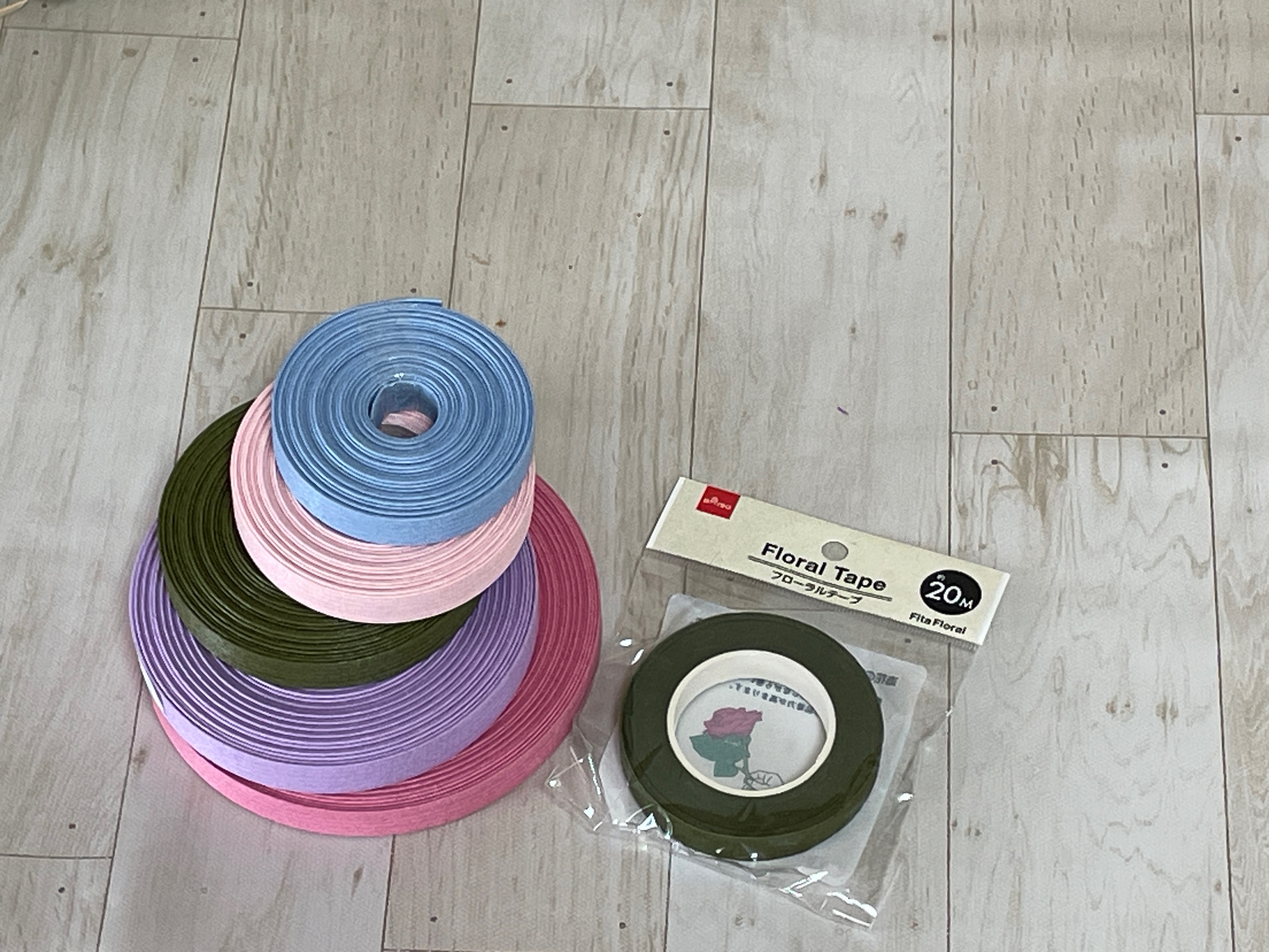 紙バンドでつくる あじさいインテリア 材料セットの画像2