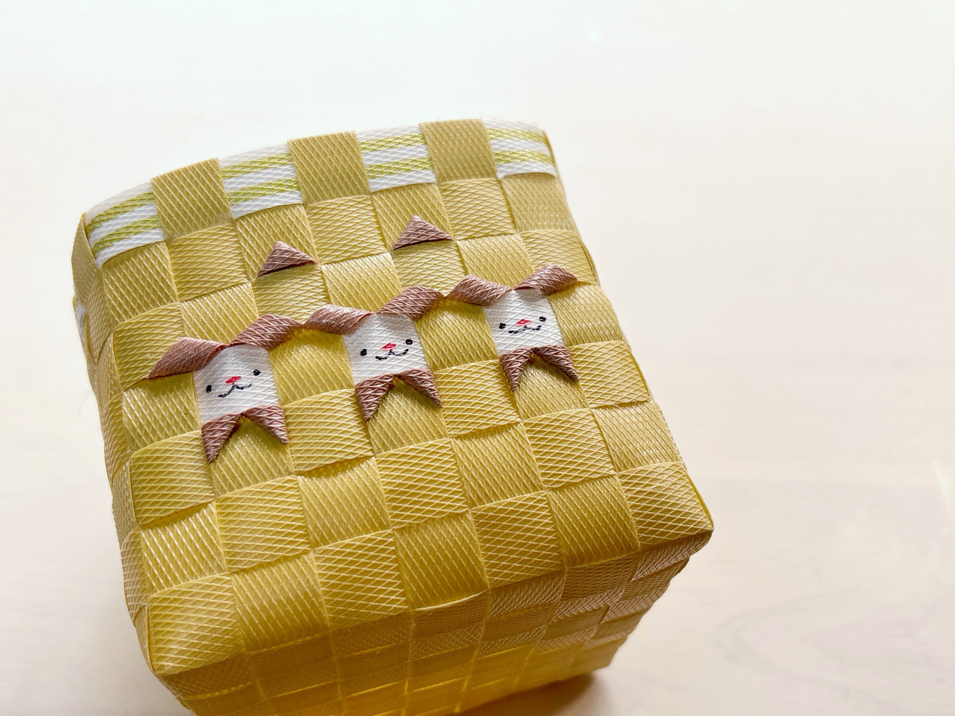 PPバンドに挑戦  わんこキューブBOX材料セットの画像2